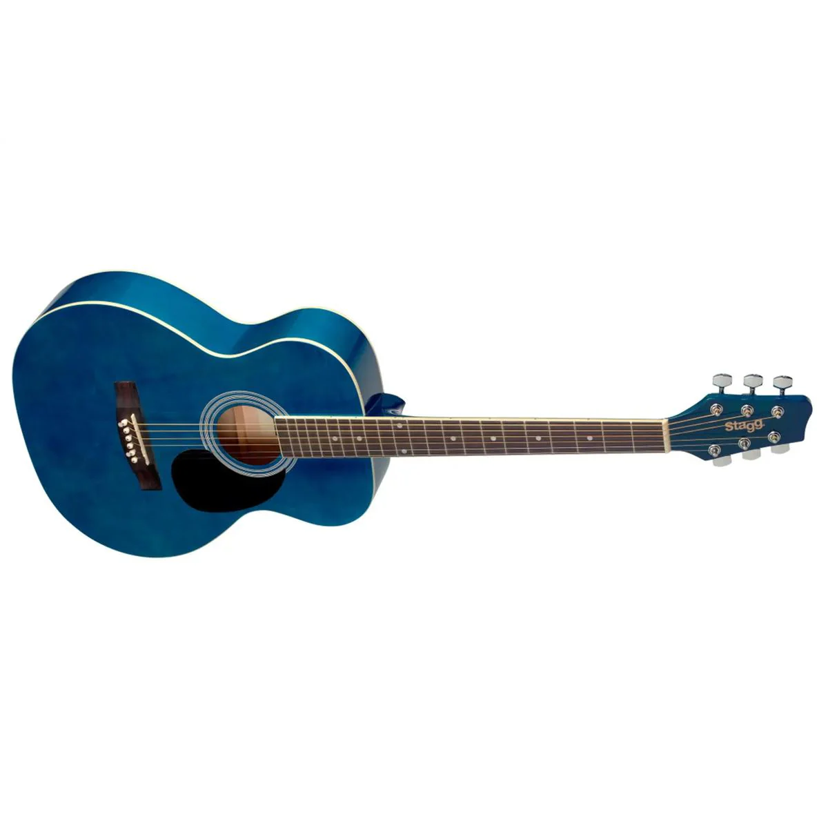 Stagg SA20A Auditorium Acoustic Guitar - Blue - Image 2