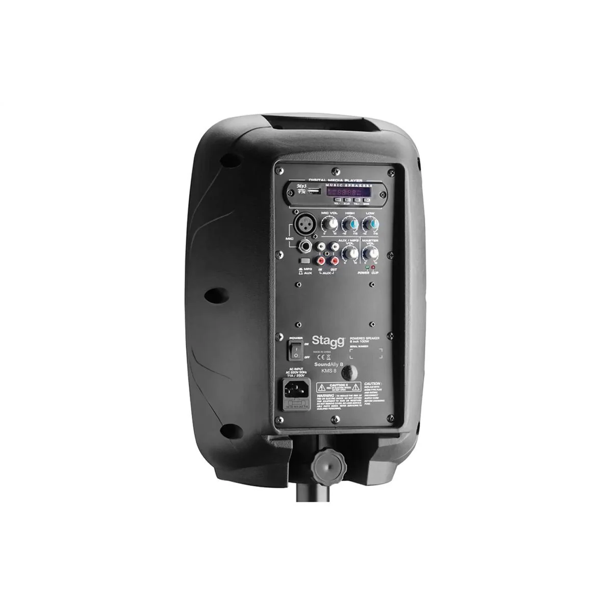 Stagg KMS8-1 8" 2-Way Active Speaker Class A/B 100W - Image 2