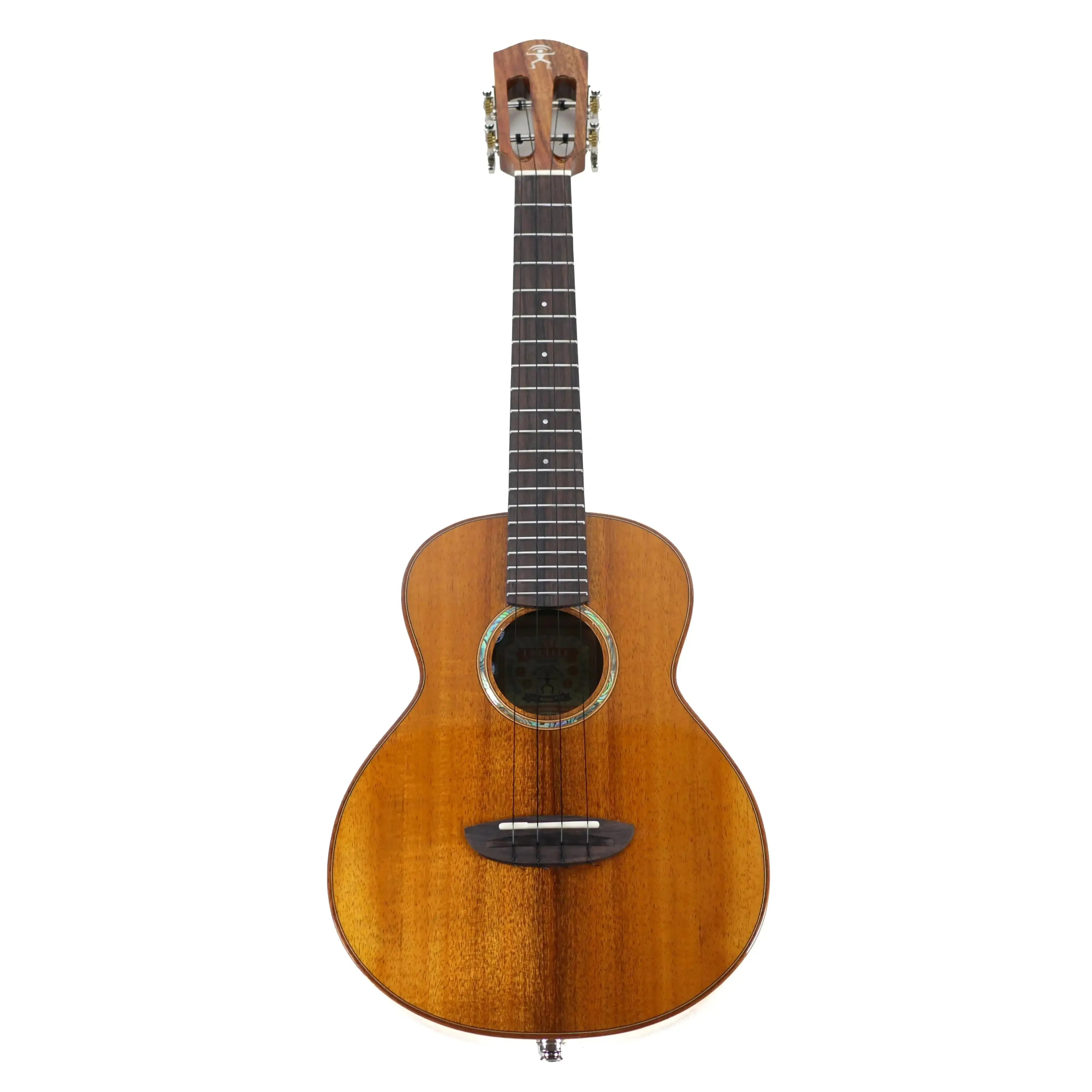 ANueNue AKK3-E Solid 2A Hawaiian Koa Tenor Ukulele w/ Air Blue Pickup - Wound LOW G - Image 4