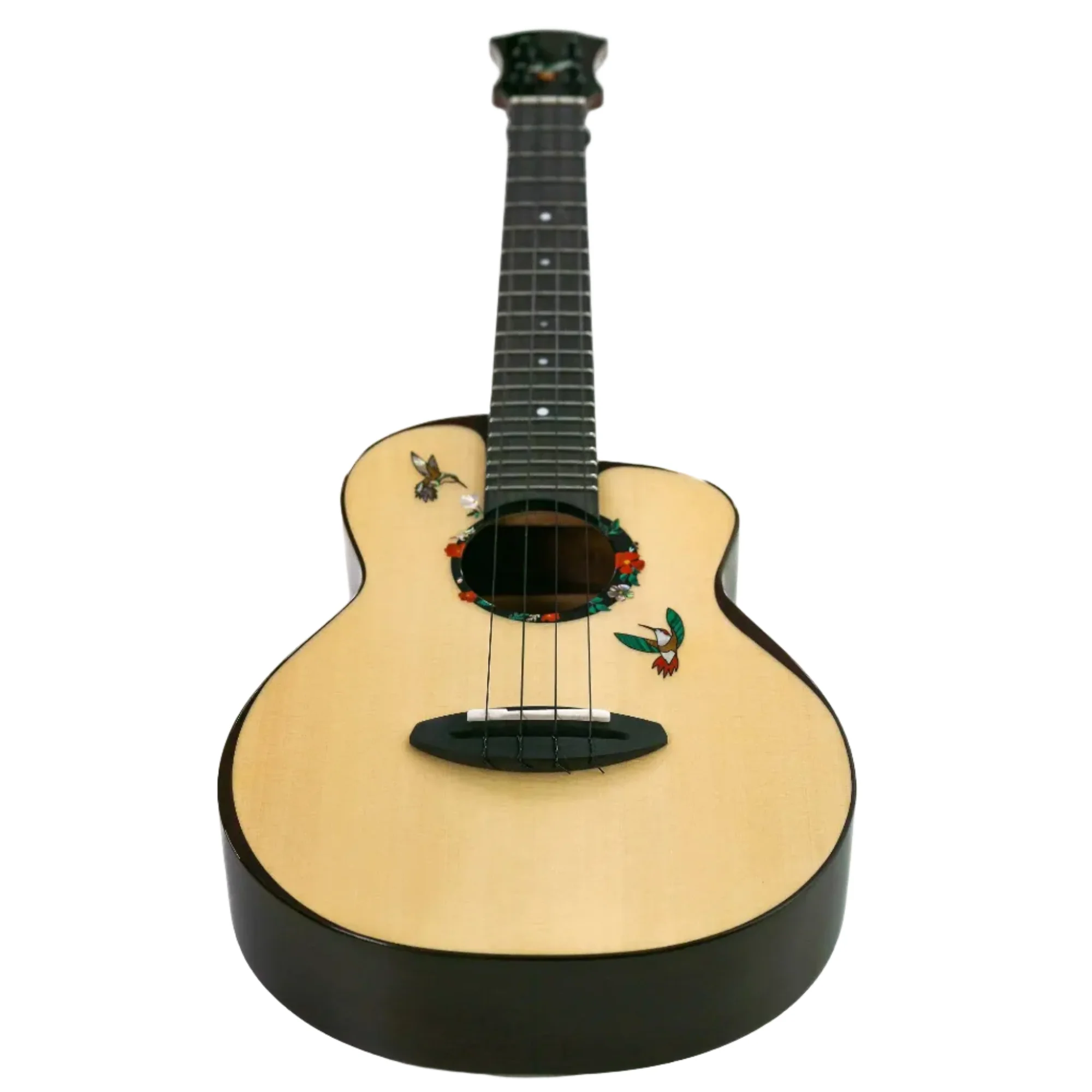 ANueNue UT200HB Hummingbird Moon Bird Spruce/Rosewood Tenor Ukulele - Image 4