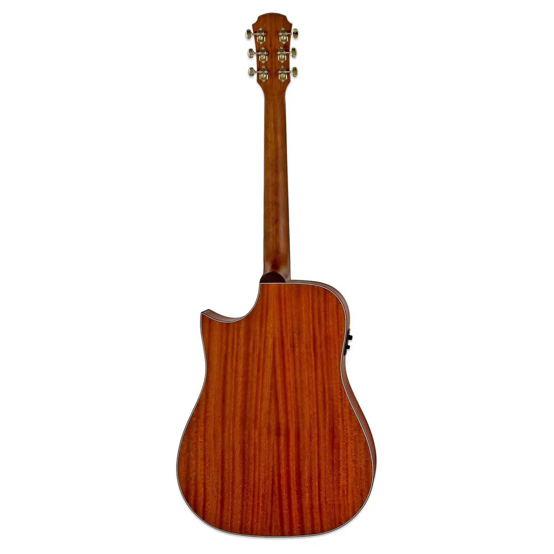 Aria 111-CE-MTN Matte Natural Acoustic Electric Dreadnought Guitar - Image 3