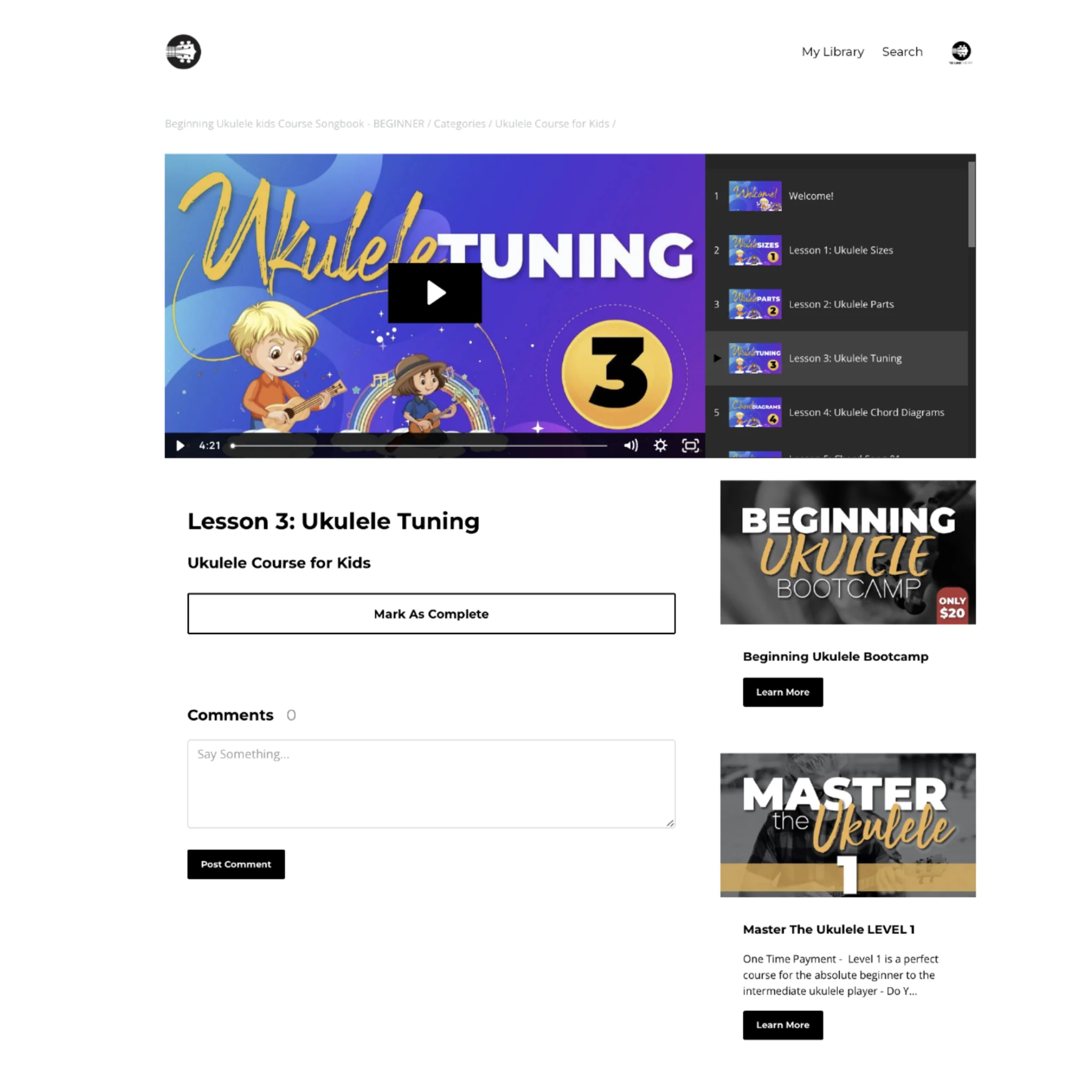 Beginning Ukulele Kids Course Songbook - Uke Like The Pros - Image 3