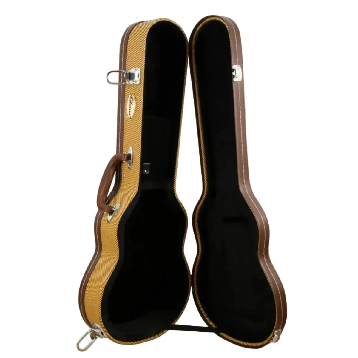 Ohana UCTV-24L Tweed Super Concert Ukulele Hardshell Case - Image 6