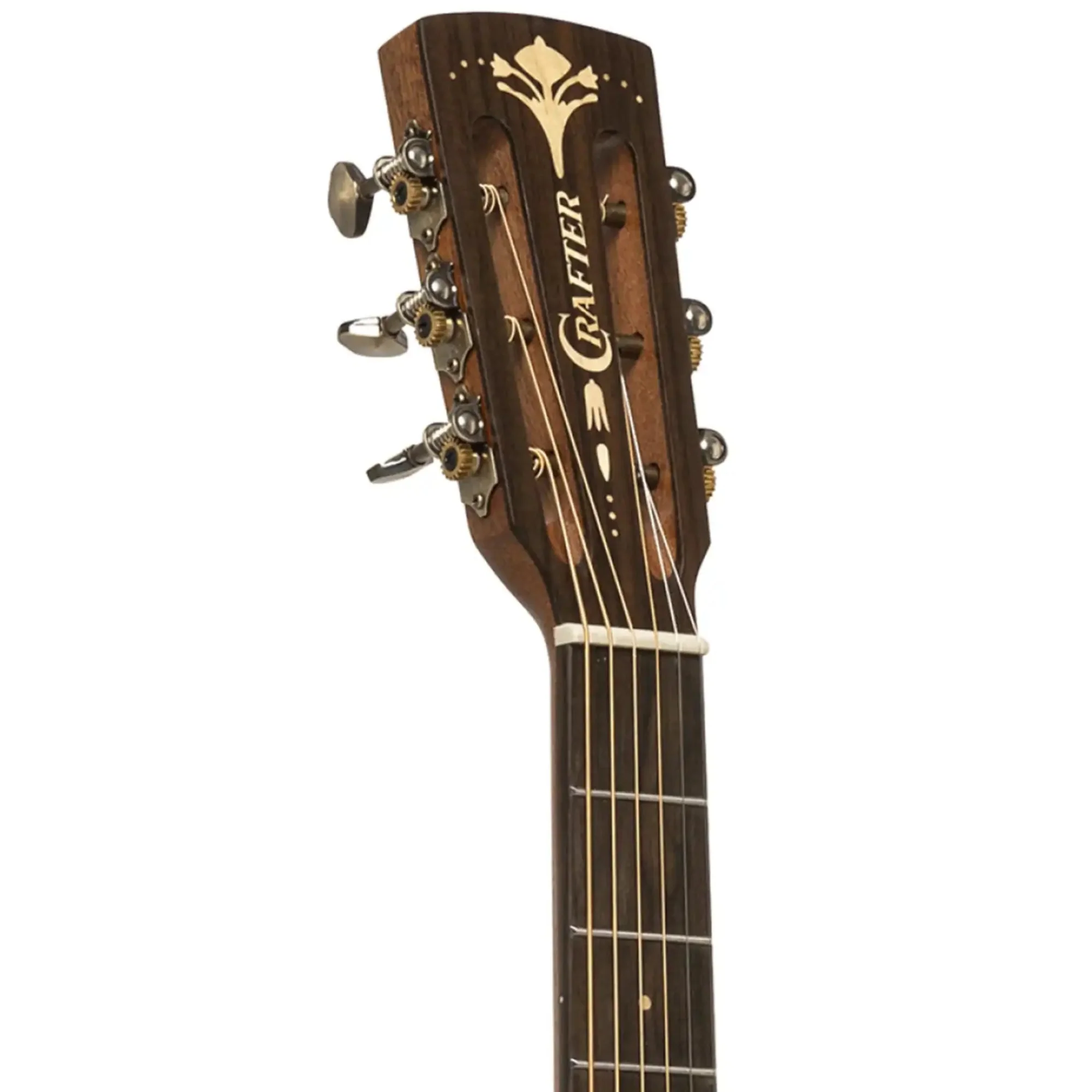 Crafter Big Mino ALK Solid Koa Top Acoustic-Electric Guitar - Image 6