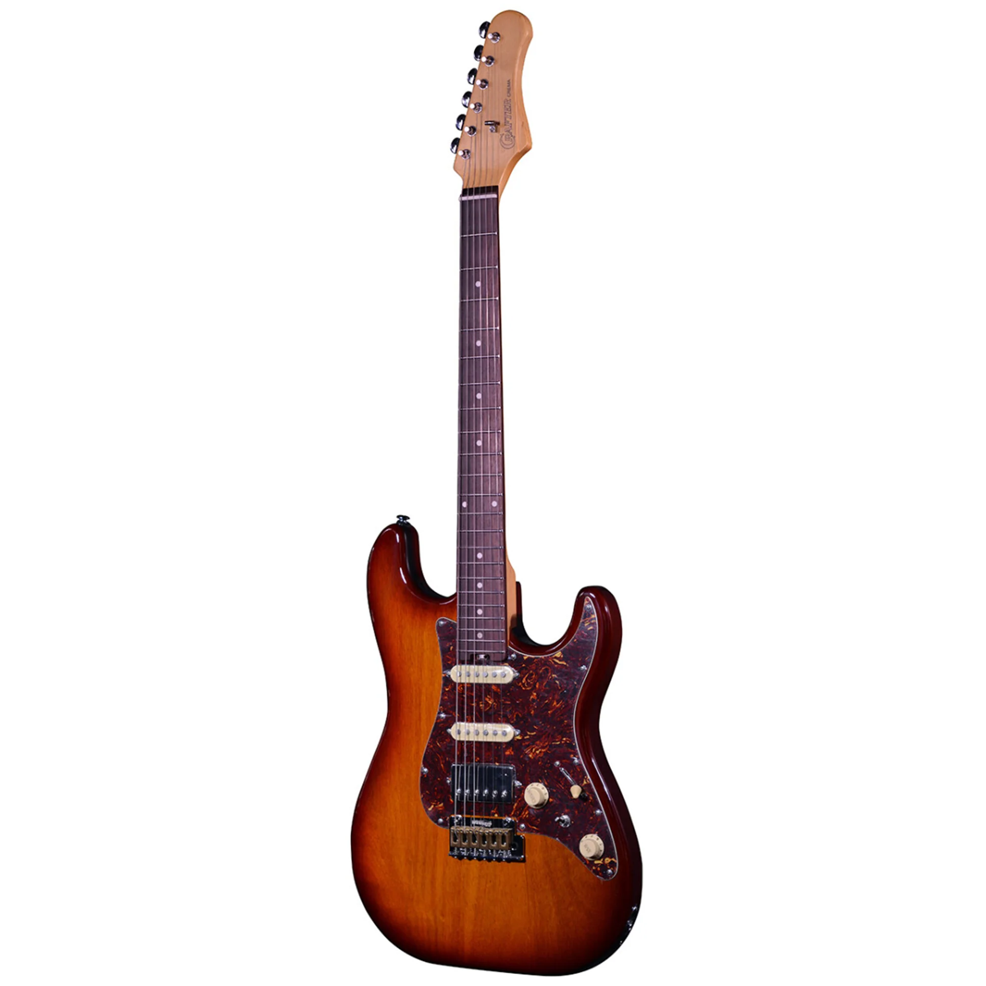 Crafter CREMA S RW TS Crema Series S-Style Electric Guitar - Tobacco Sunburst - Image 2