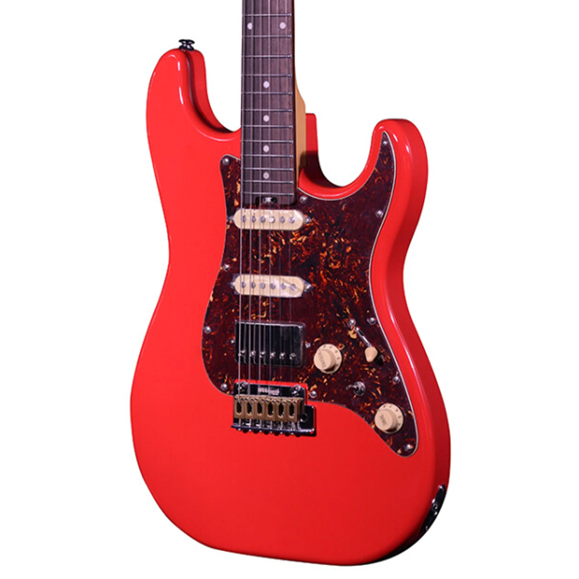 Crafter CREMA S RW VR Crema Series S-Style Electric Guitar - Vintage Red
