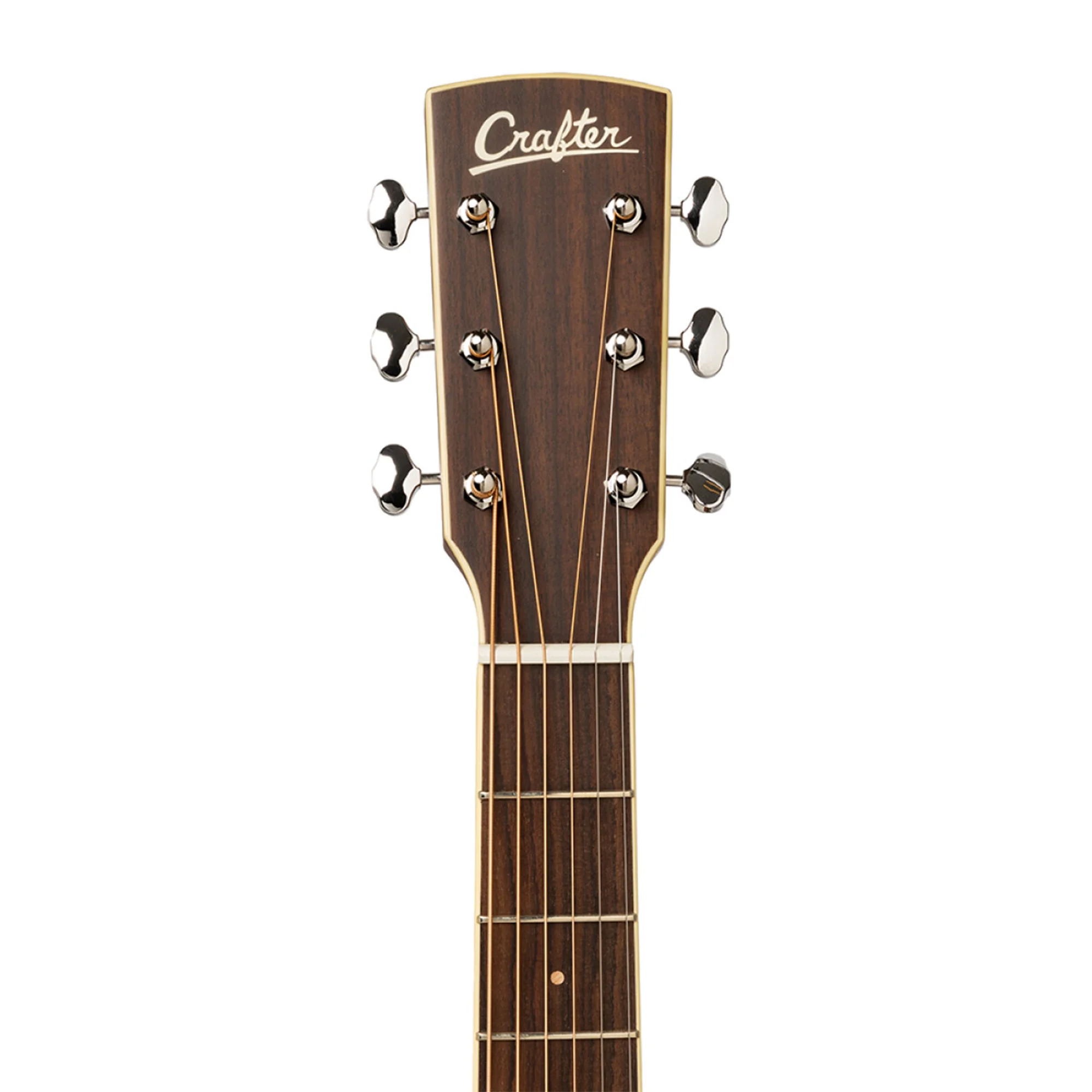 Crafter ES-MAHO DE NAT ES Series Dreadnought Acoustic-Electric Guitar - Natural - Image 7