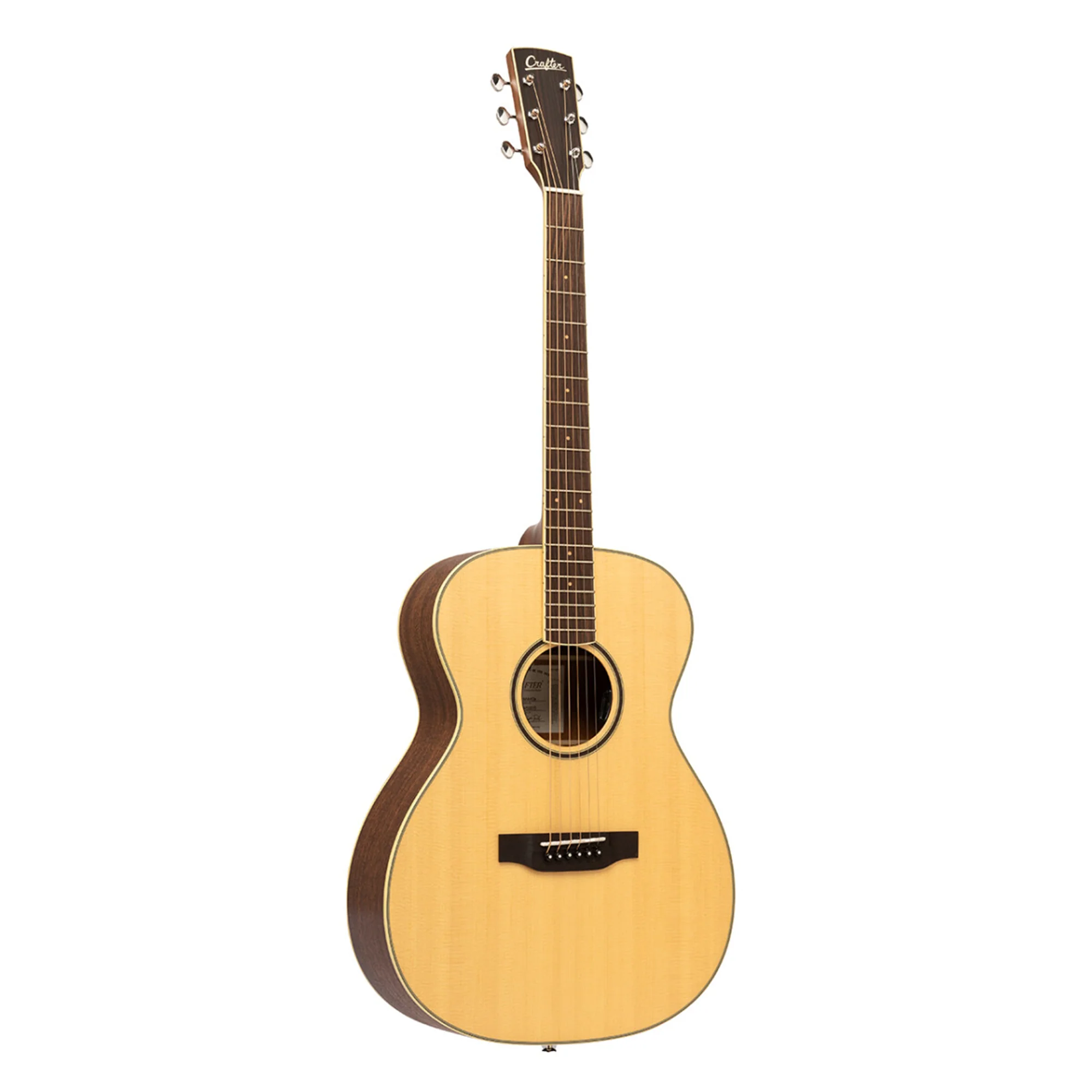 Crafter ES-MAHO TE NAT ES Series Acoustic-Electric Orchestra Guitar - Image 3