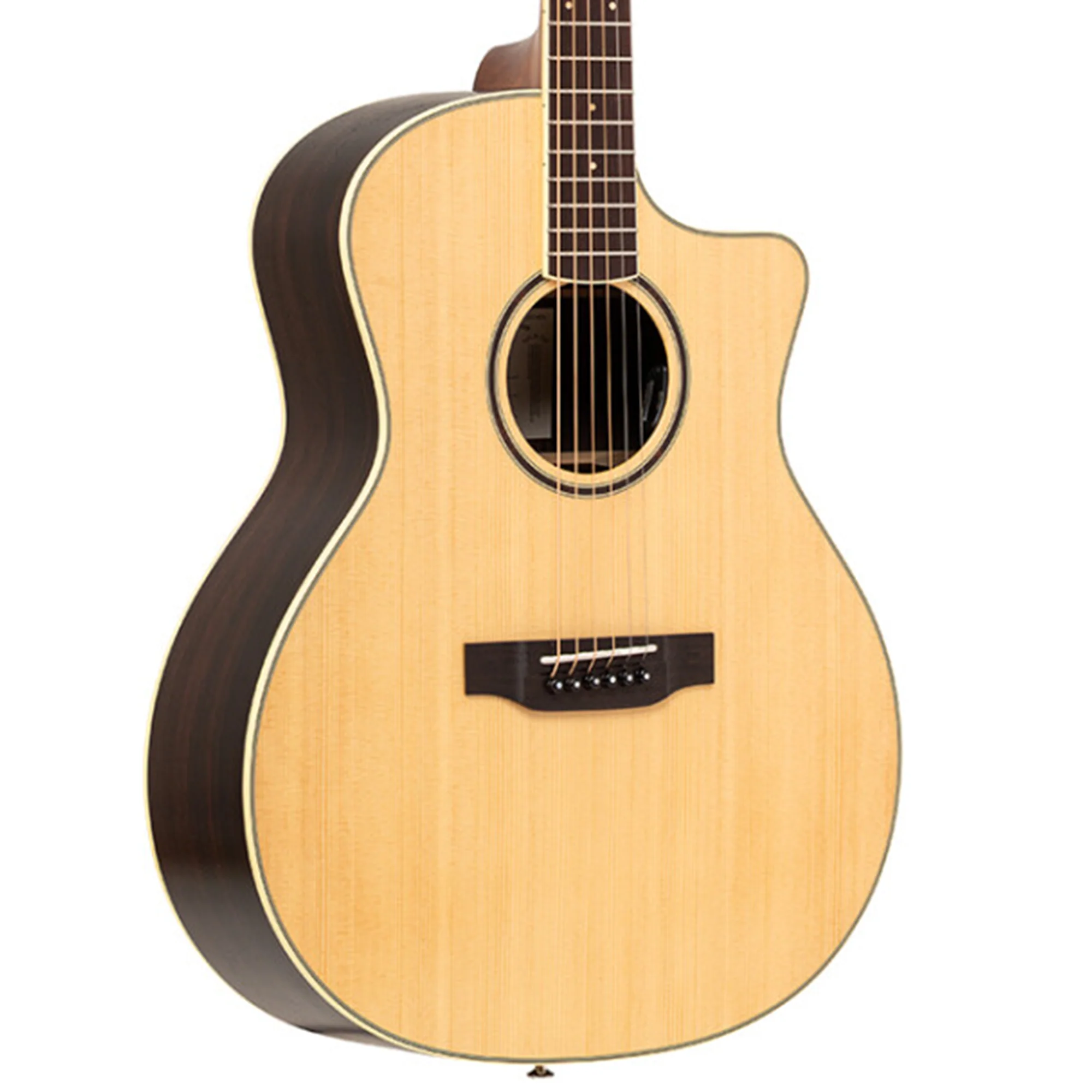 Crafter ES-ROSE GCE NAT ES Series Cutaway Grand Auditorium Acoustic-Electric Guitar - Natural
