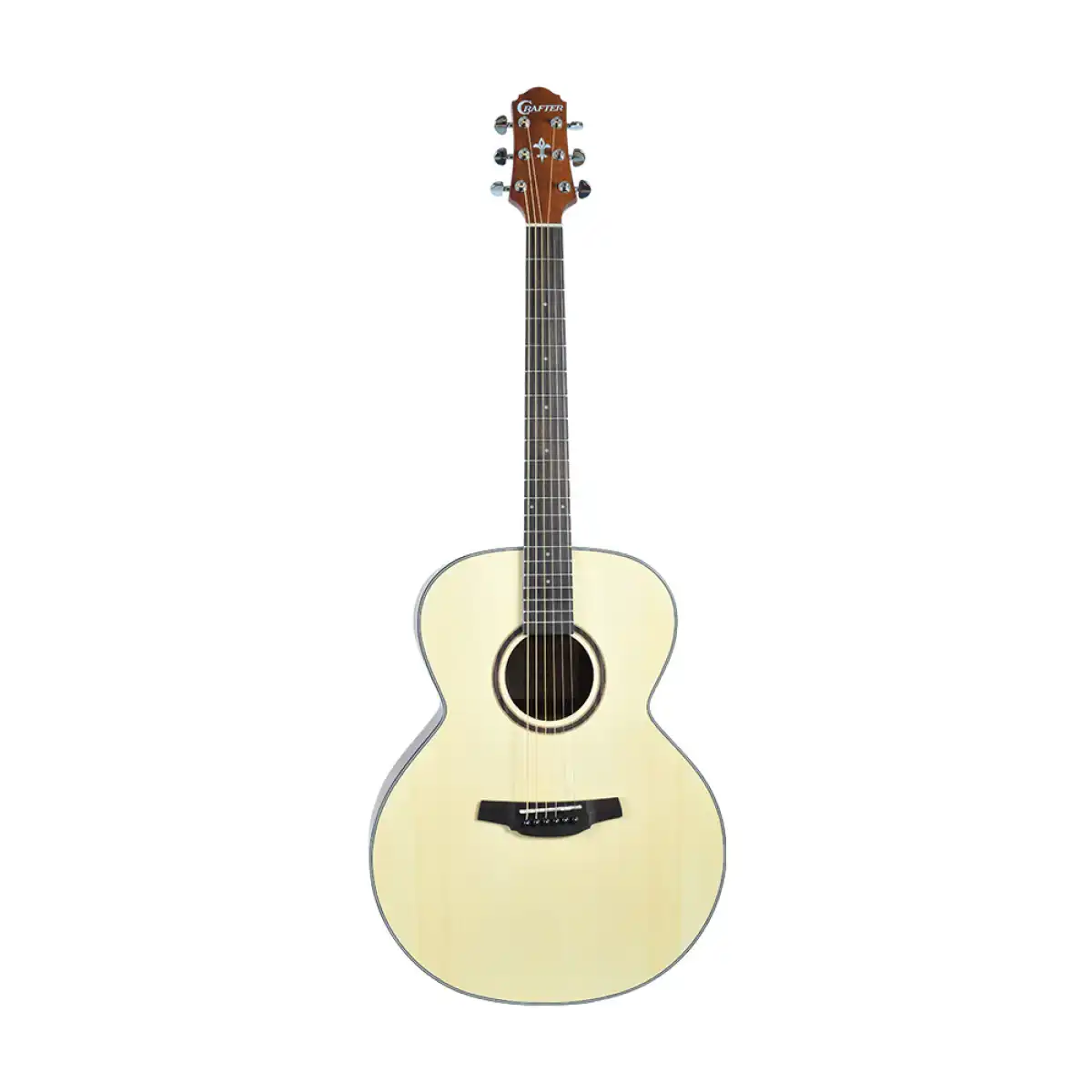 Crafter HJ100-N Silver Series 100 Jumbo Acoustic Guitar - Image 3