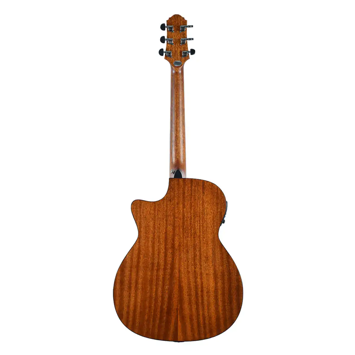 Crafter HT250-CE-BR Silver Series 250 Orchestra Cutaway Acoustic-Electric Guitar - Brown - Image 4