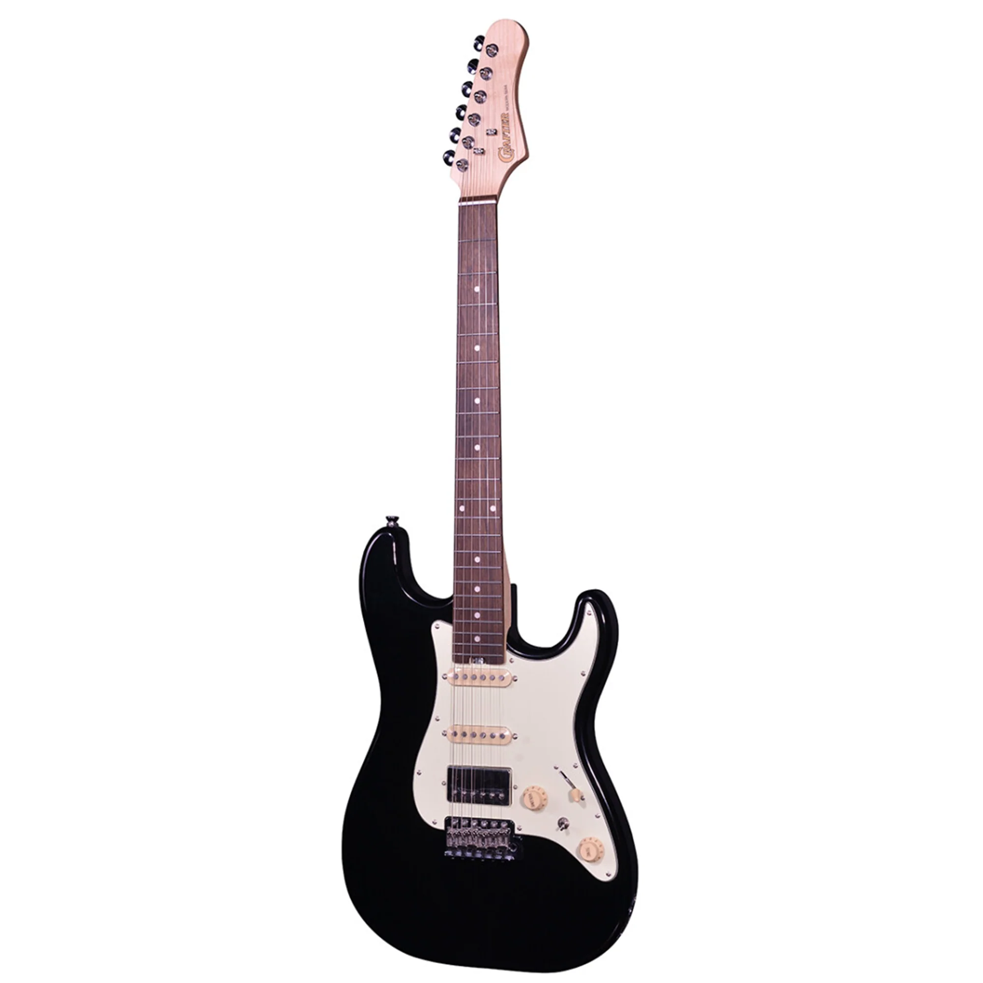 Crafter SERA S RW CB S-Style Modern Sera Series Electric Guitar - Cosmic Black - Image 2