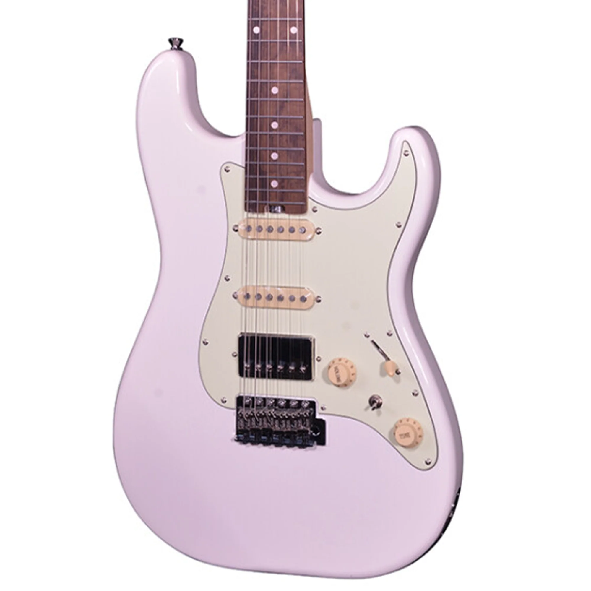 Crafter SERA S RW SP S-Style Modern Sera Series Electric Guitar - Seoul Pink
