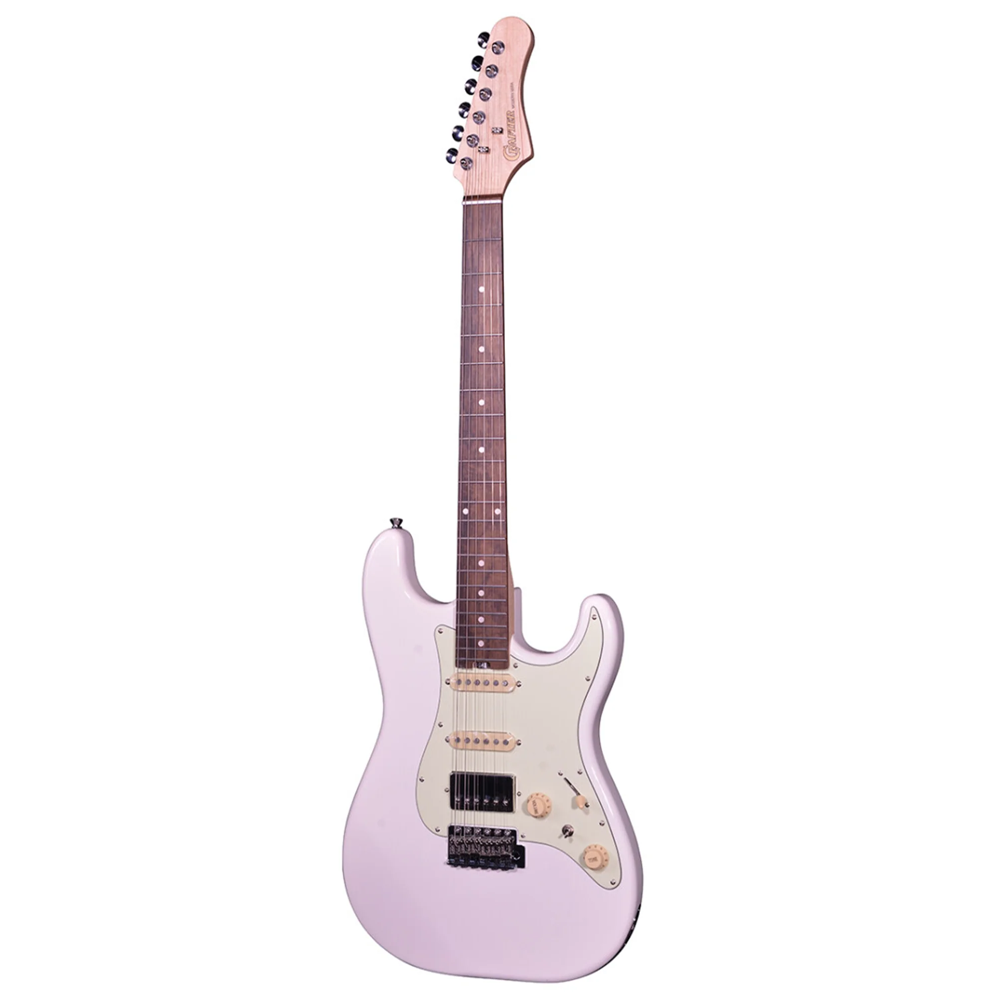 Crafter SERA S RW SP S-Style Modern Sera Series Electric Guitar - Seoul Pink - Image 2