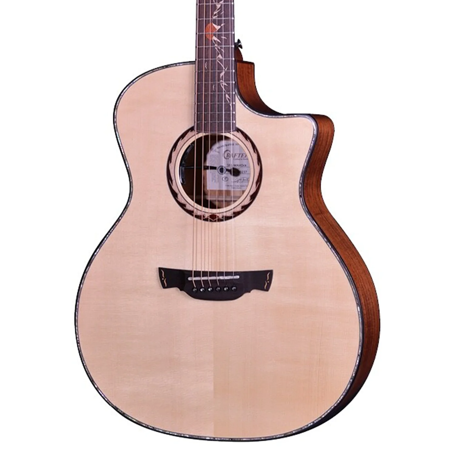 Crafter SR G-MAHO CE Anniversary Series Cutaway Grand Auditorium Acoustic-Electric Guitar