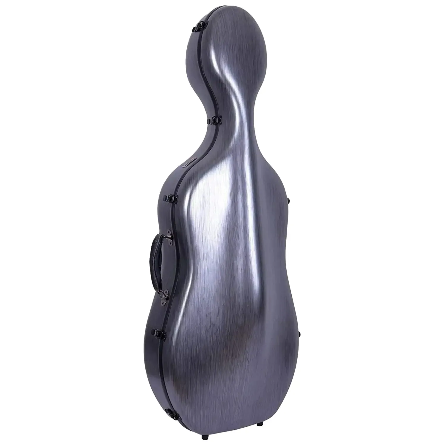 Crossrock CRF1020CEFHT Polycarbonate 4/4 Cello Case - Black