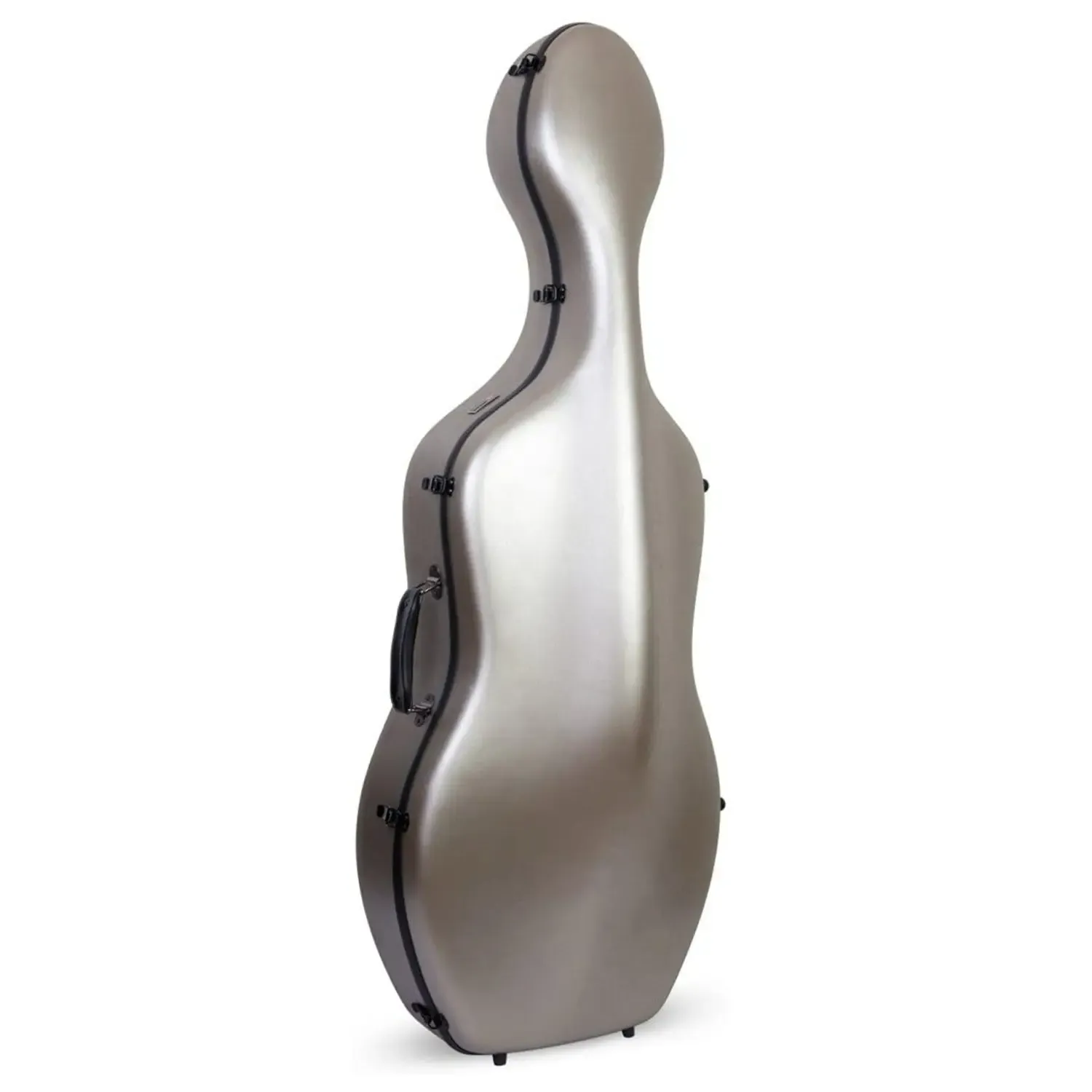 Crossrock CRF1020CEFHT Polycarbonate 4/4 Cello Case - Champagne