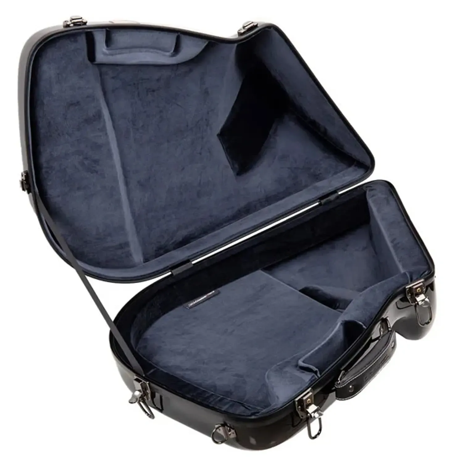 Crossrock CRF1020FHU Fiberglass French Horn Case - Black - Image 3