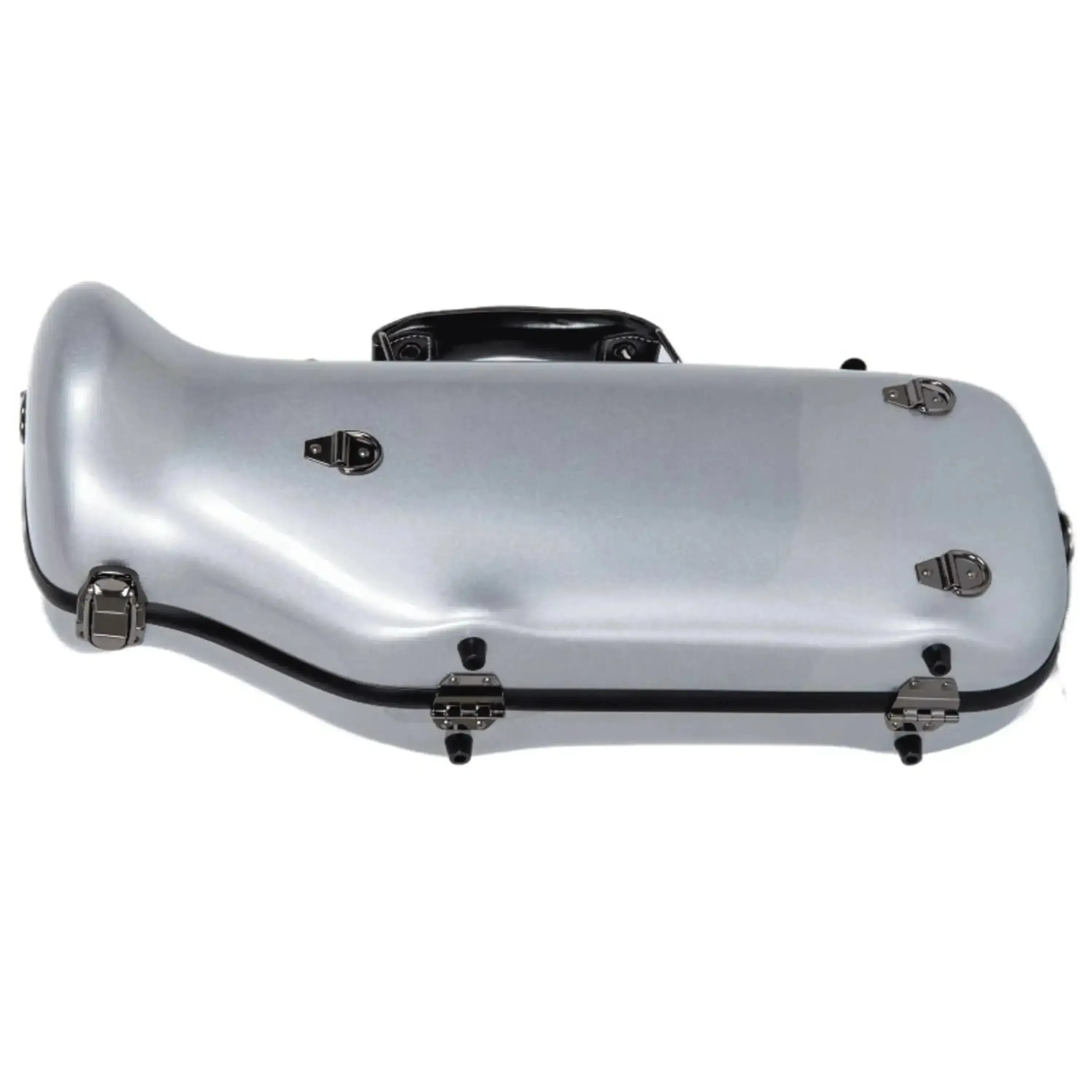 Crossrock CRF1020TR-SL Fiberglass Trumpet Case w/ TSA Lock - Silver - Image 3