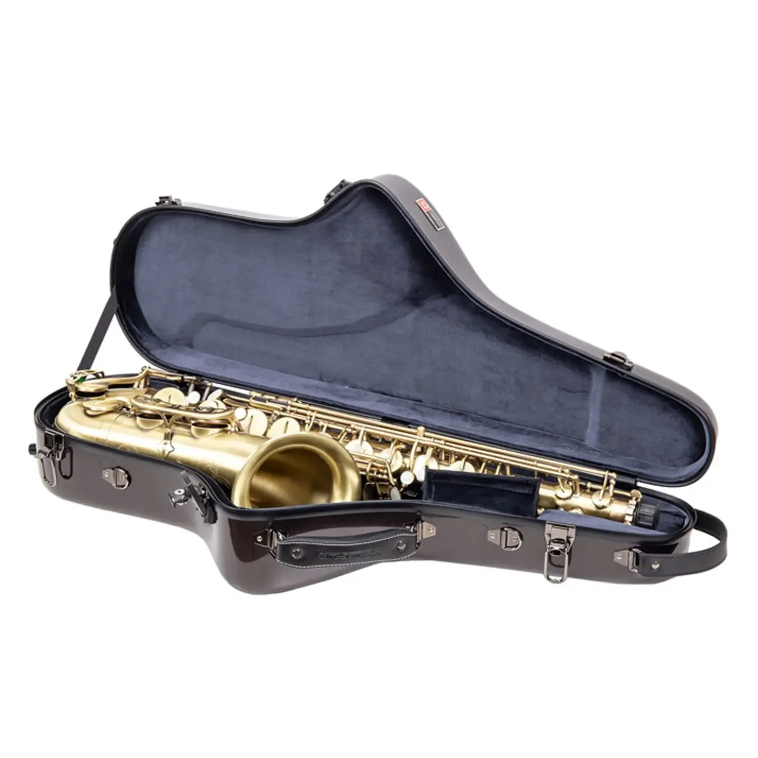 Crossrock CRF1020TS Fiberglass Tenor Saxophone Case - Space-Gray - Image 3