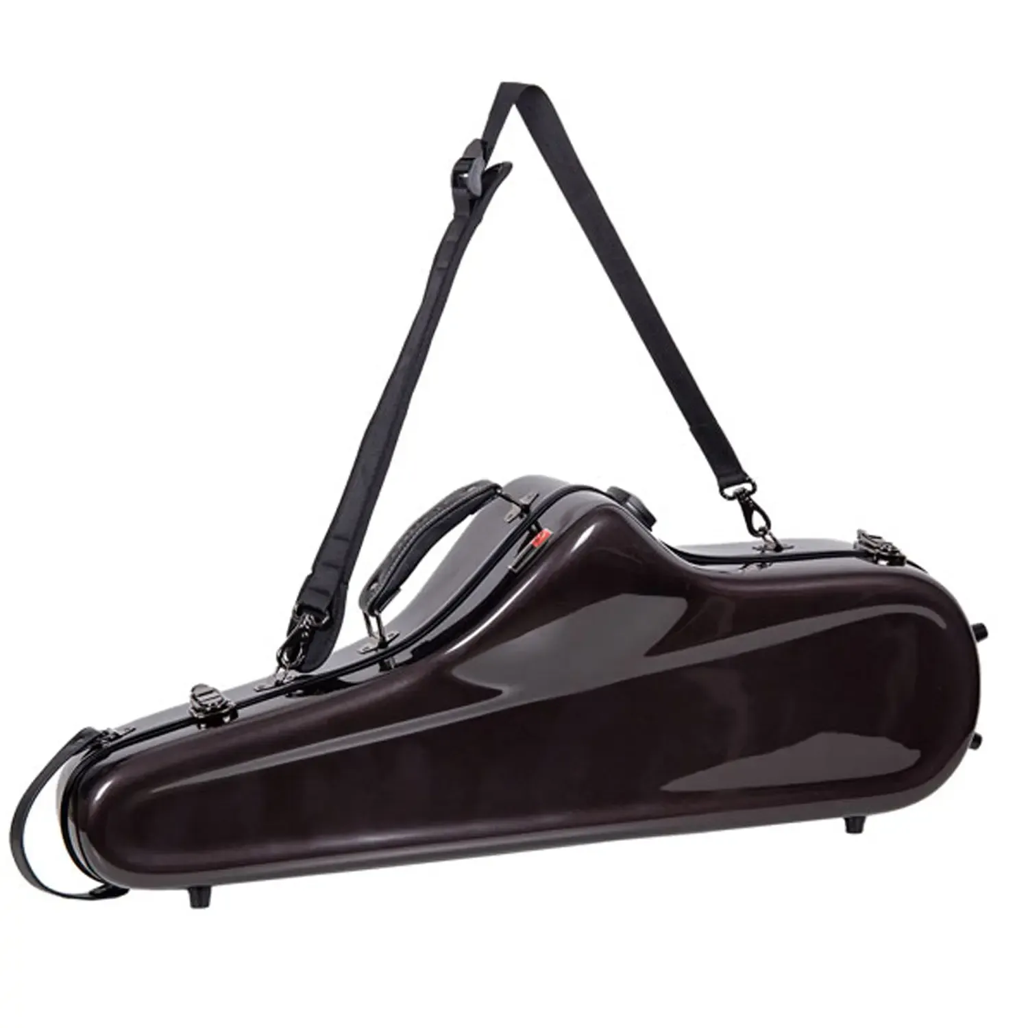 Crossrock CRF1020TS Fiberglass Tenor Saxophone Case - Space-Gray - Image 4