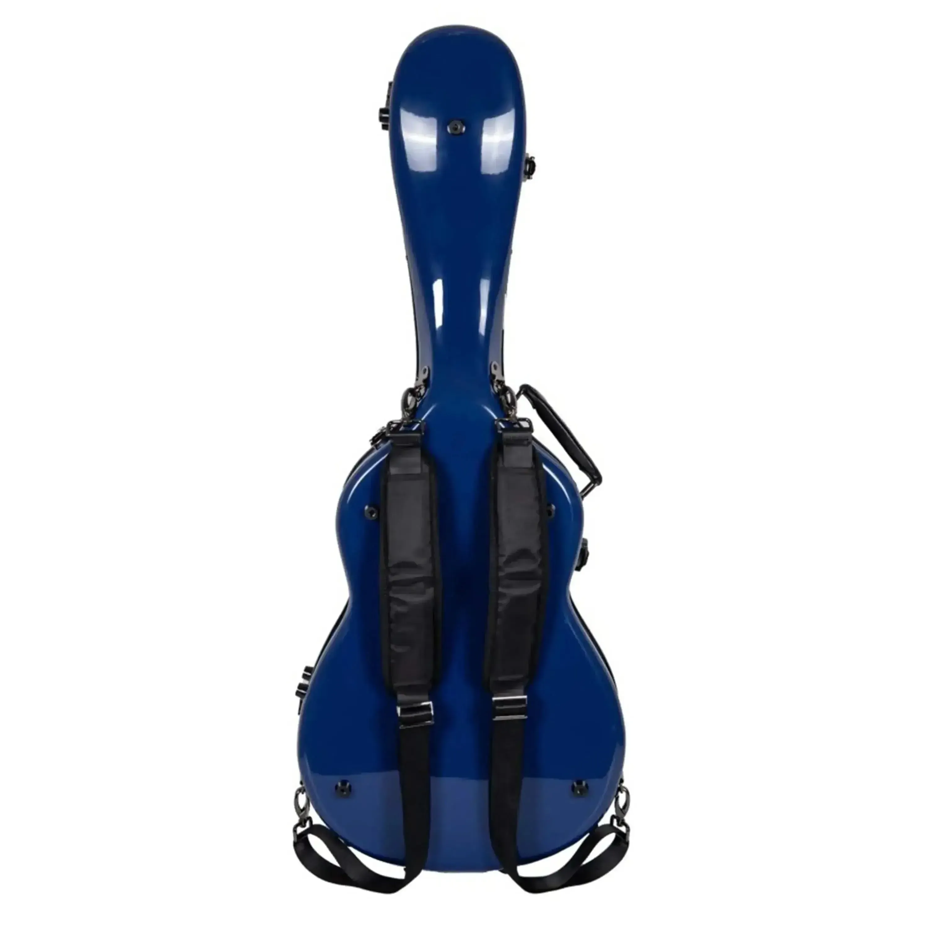 Crossrock CRF2020-00012NVBL Acoustic Guitar Fiberglass Case for Martin 000 Style - Navy Blue - SALE - Image 2