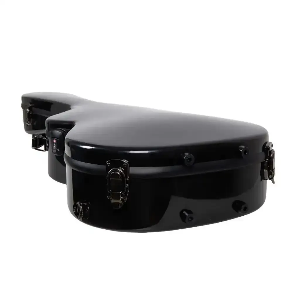 Crossrock CRF2020CTBK Torres Classical Fiberglass 3/4 Guitar Case - Black - Image 4