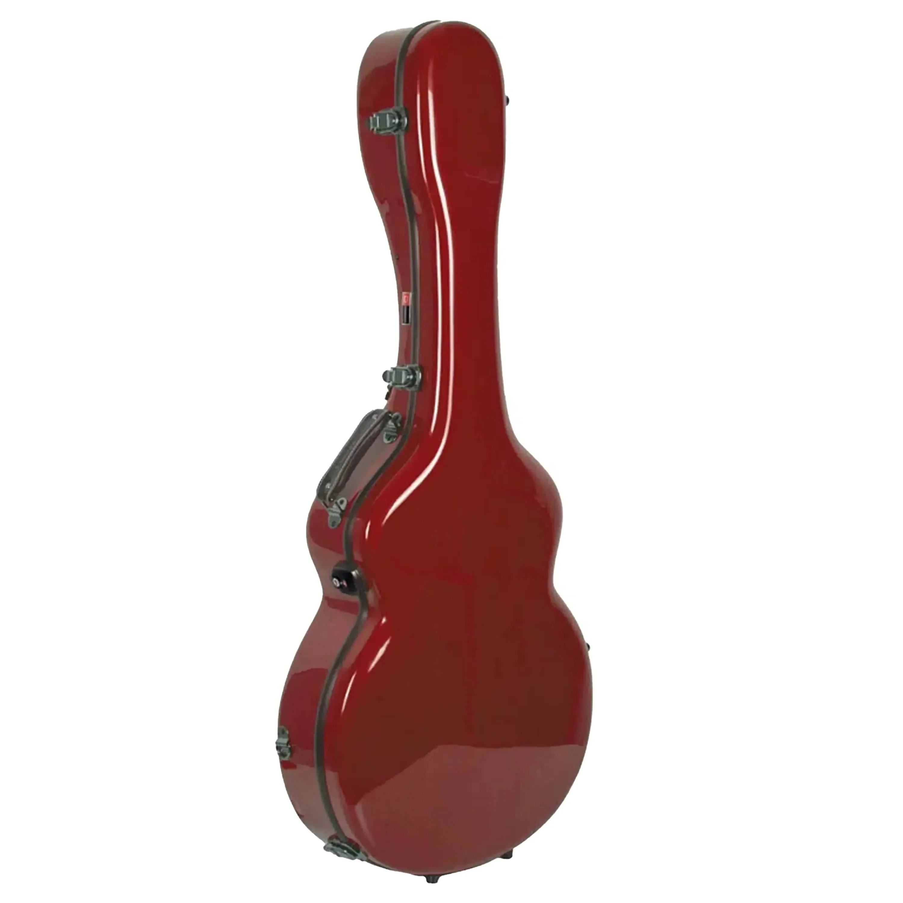 Crossrock CRF2020JA17 Fiberglass L-5 Archtop Guitar Case - Red - Image 3