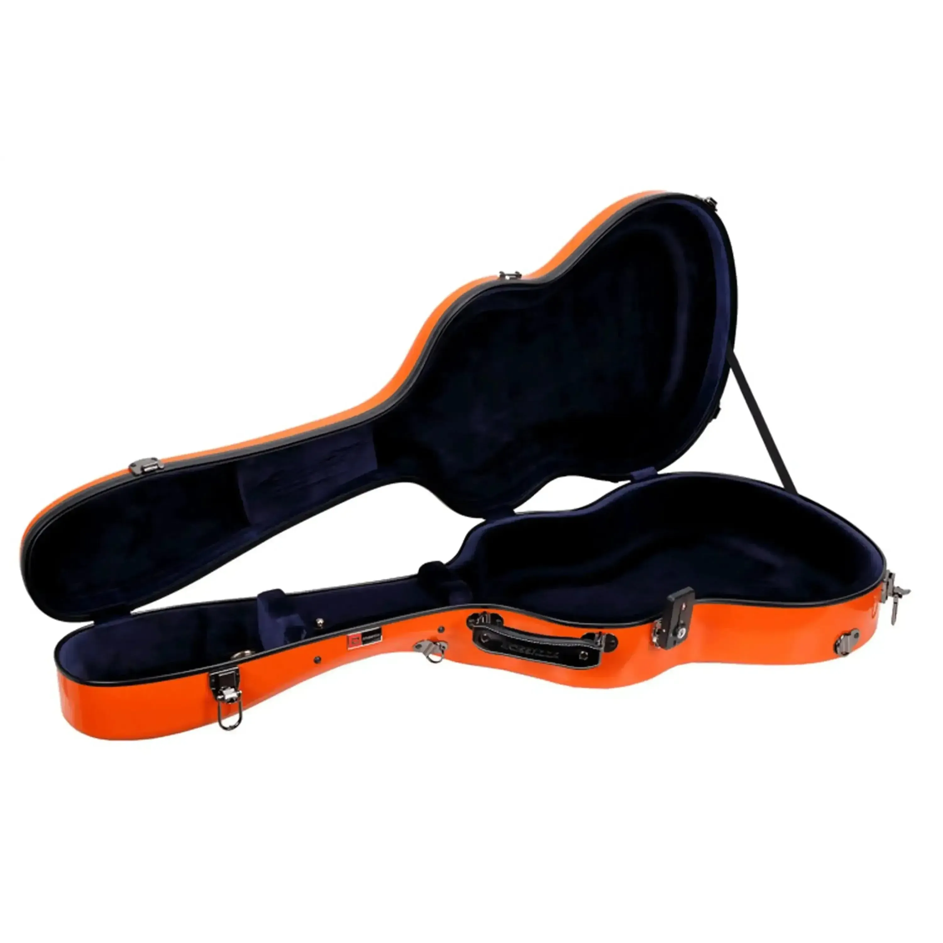 Crossrock CRF2021C Classical Full Size Fiberglass Guitar Case - Orange - Image 2