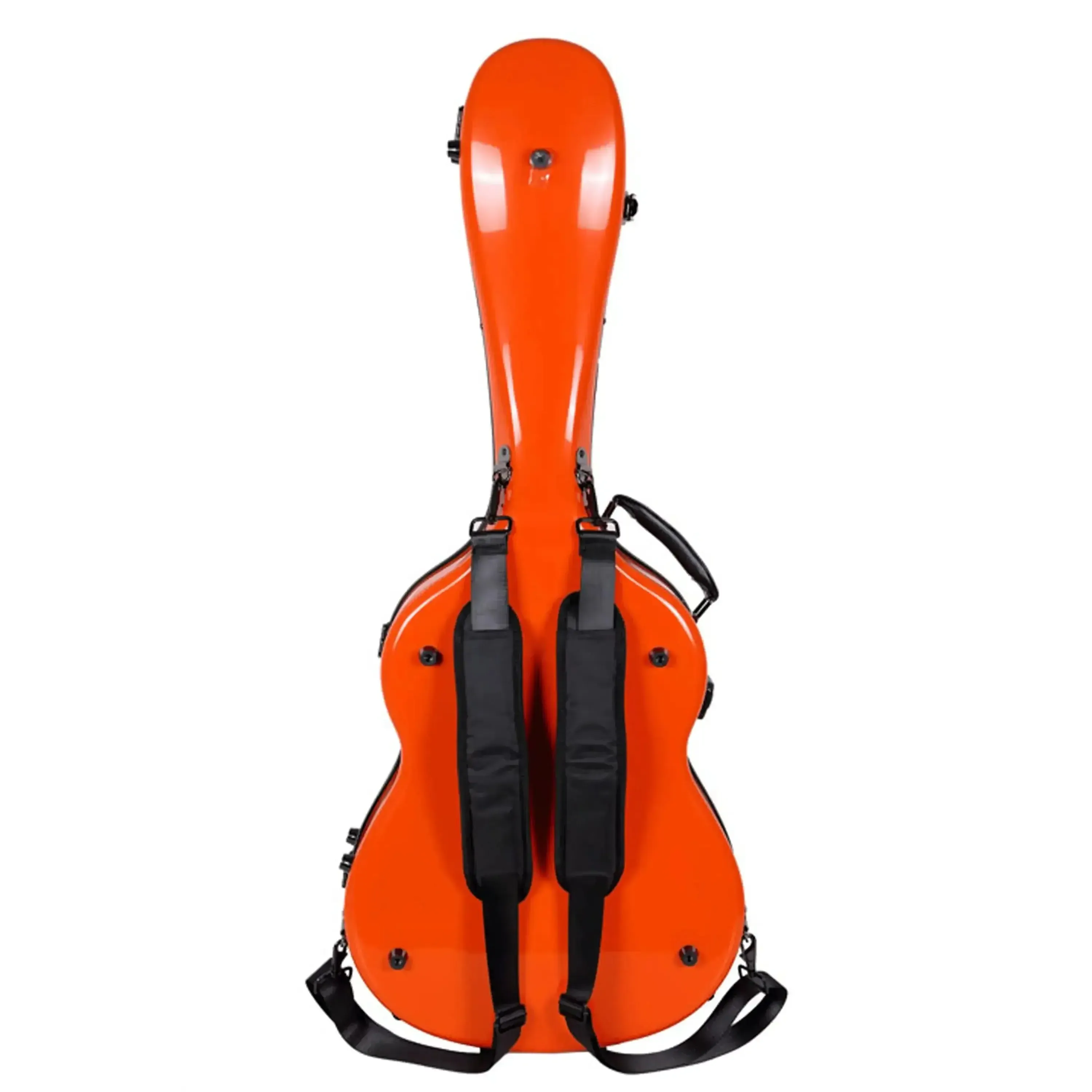 Crossrock CRF2021C Classical Full Size Fiberglass Guitar Case - Orange - Image 3