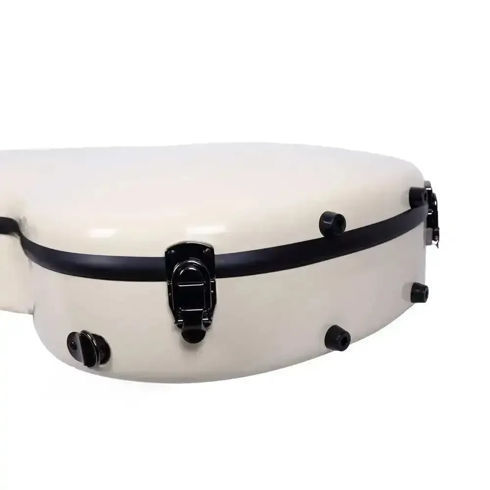 Crossrock CRF2021C Classical Full Size Fiberglass Guitar Case - Ivory - Image 3