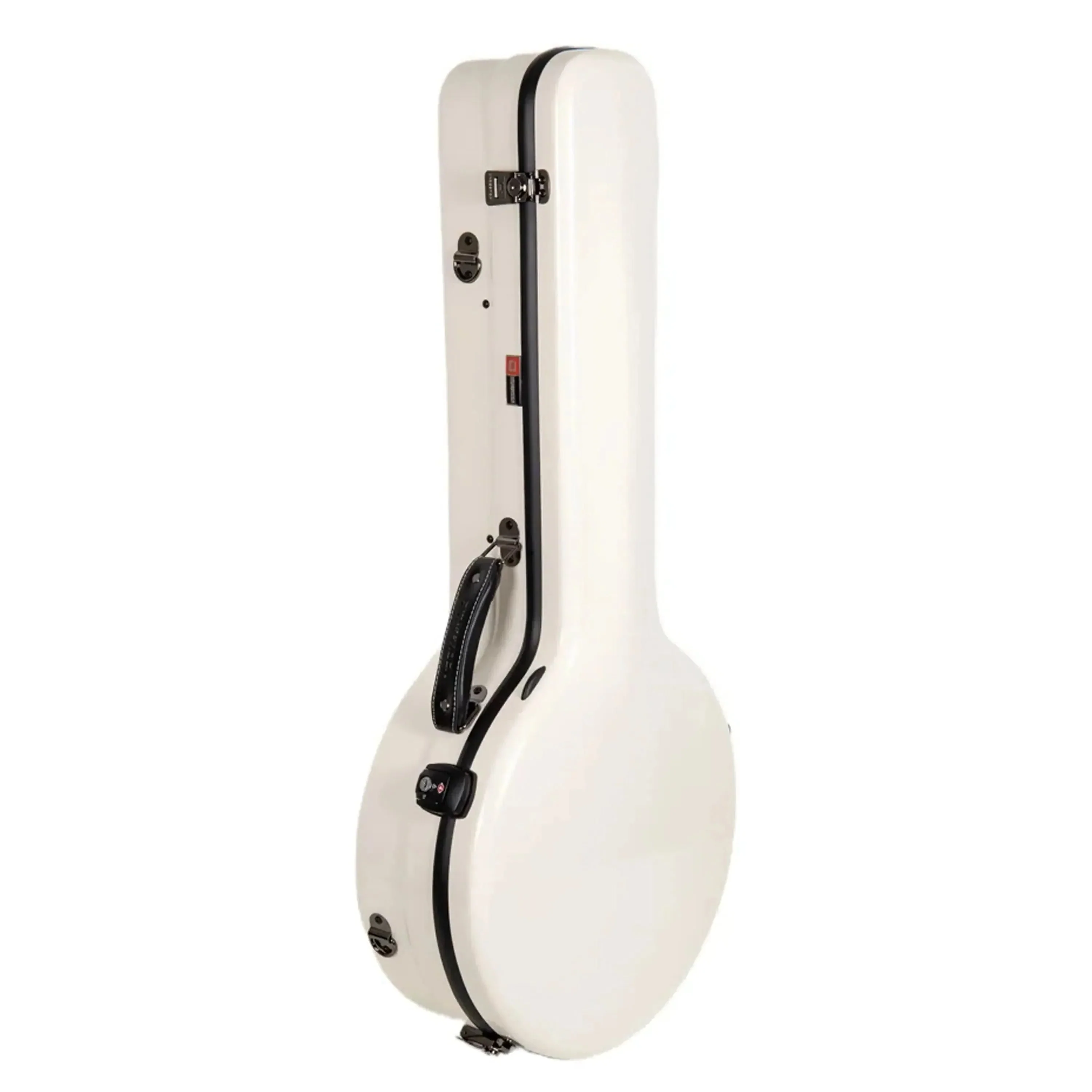 Crossrock CRF2023TBJ Fiberglass Resonator Style Tenor Banjo Case - Milk-White