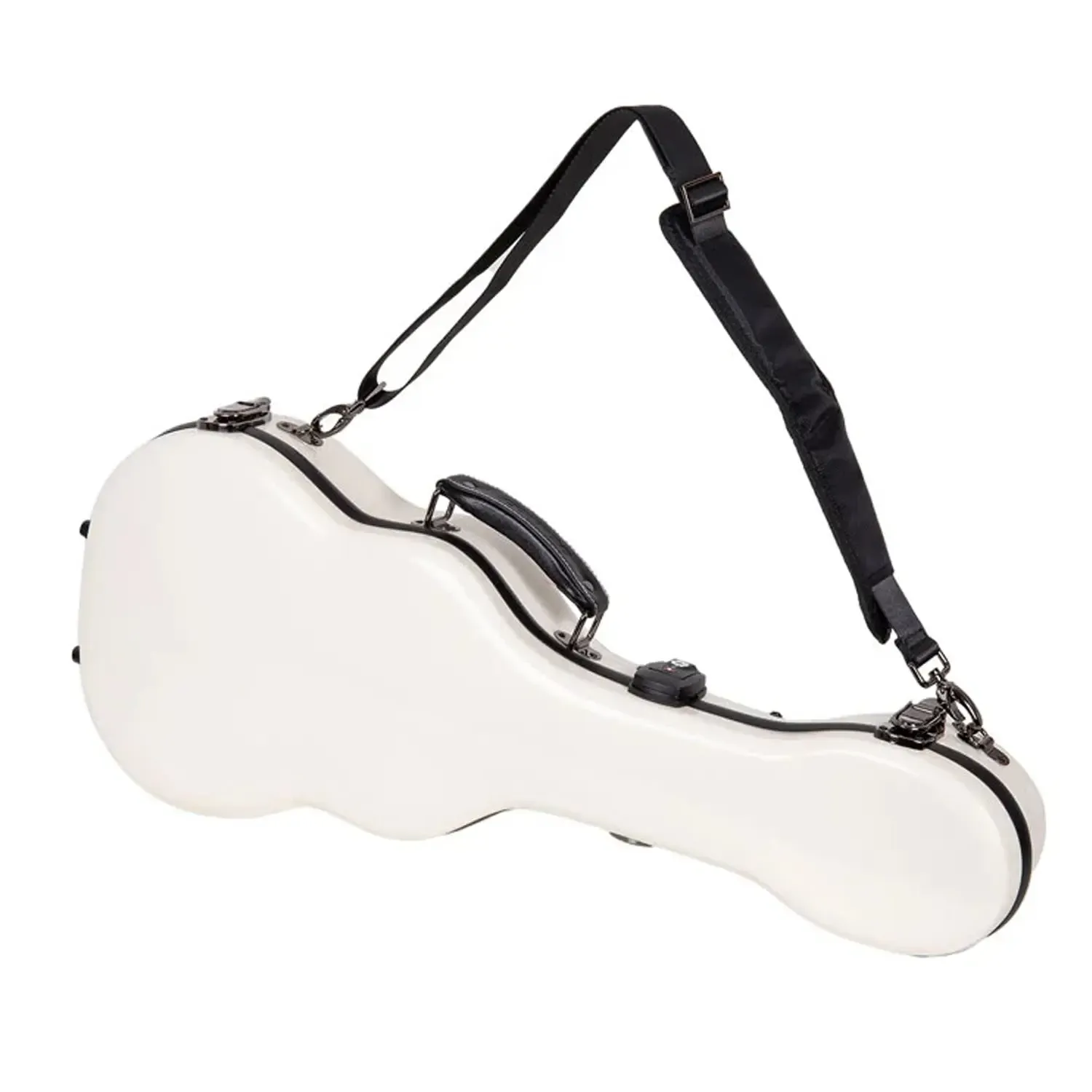 Crossrock CRF2030TU Fiberglass Tenor Ukulele Case - Milk-White - Image 4