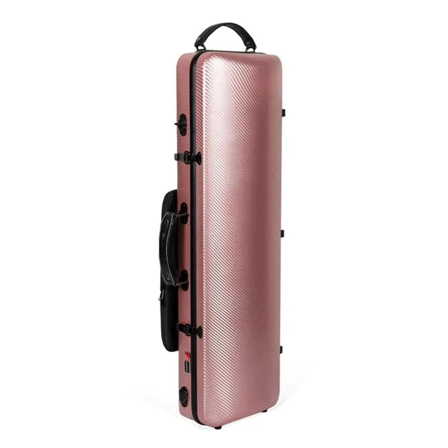 Crossrock CRF4020OV Polycarbonate Oblong Flight 4/4 Violin Case - Rose-Gold