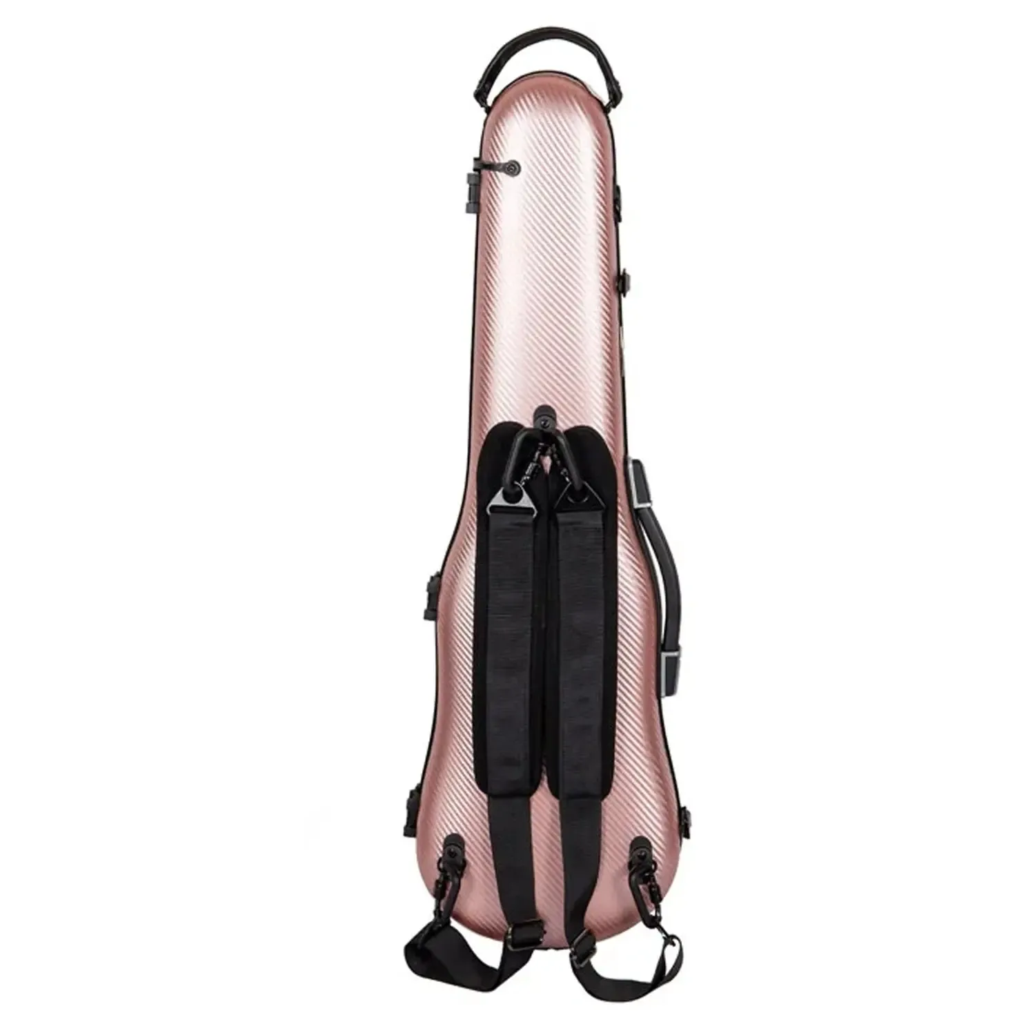 Crossrock CRF4020SV Polycarbonate 4/4 Violin Case - Rose-Gold - Image 2