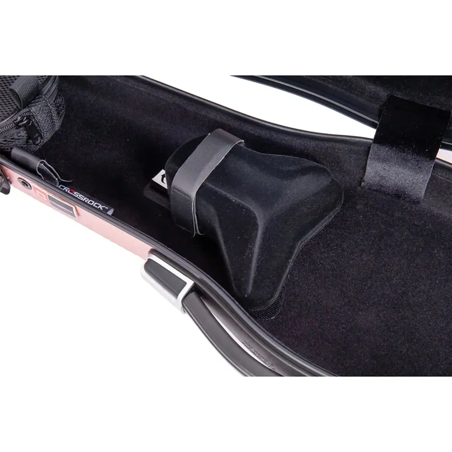 Crossrock CRF4020SV Polycarbonate 4/4 Violin Case - Rose-Gold - Image 4
