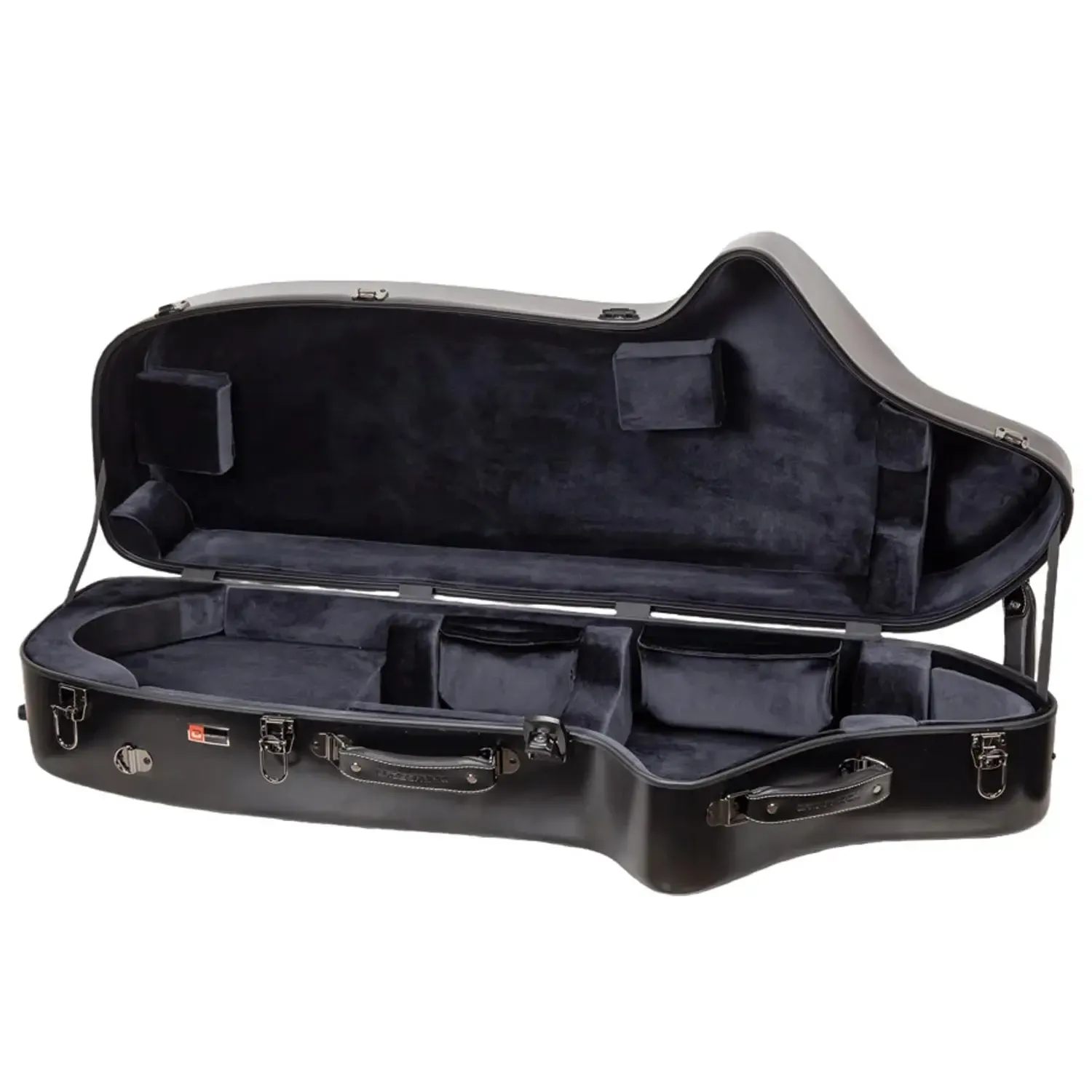 Crossrock CRF4050BS Polycarbon Baritone Saxophone Case - Black - Image 4