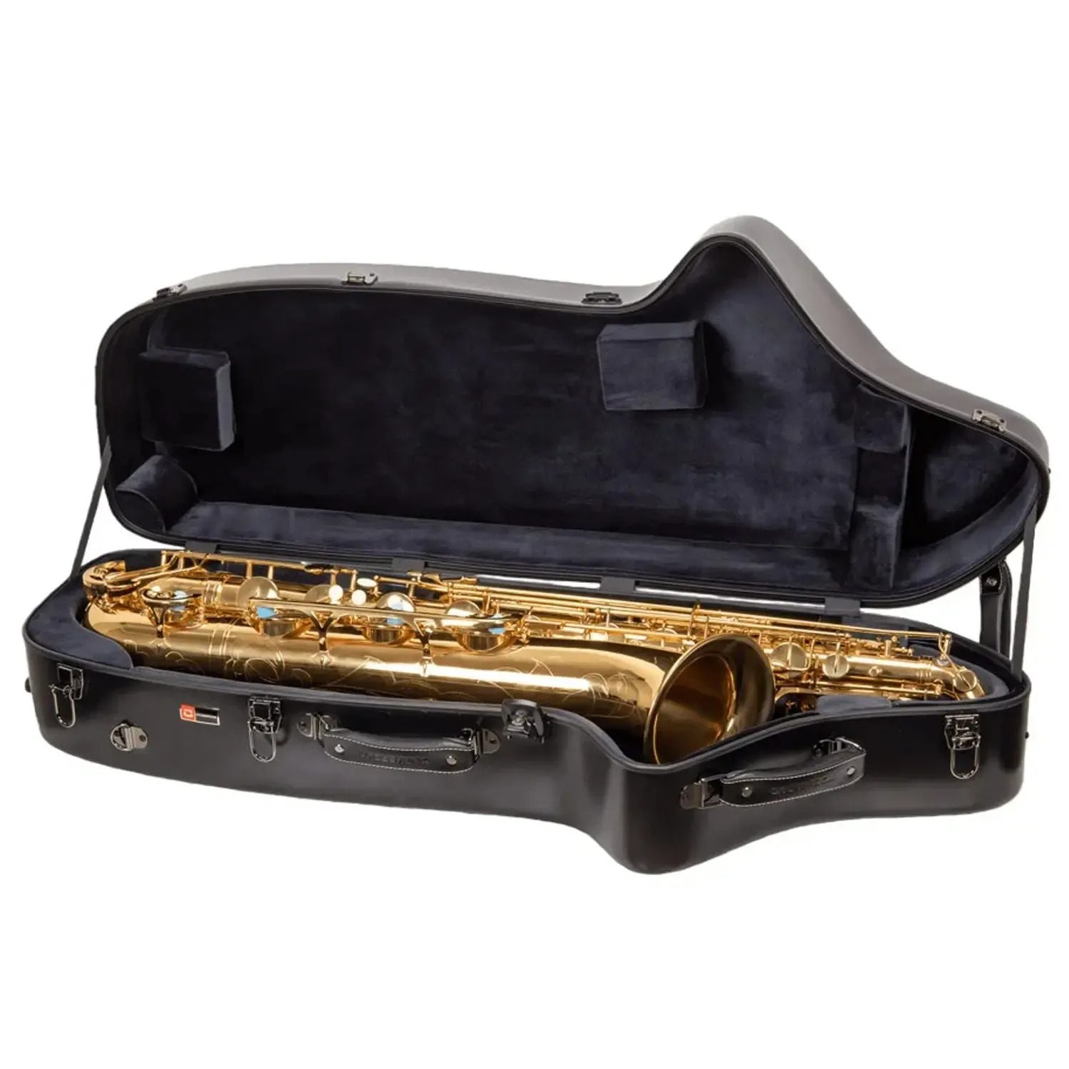 Crossrock CRF4050BS Polycarbon Baritone Saxophone Case - Black - Image 5