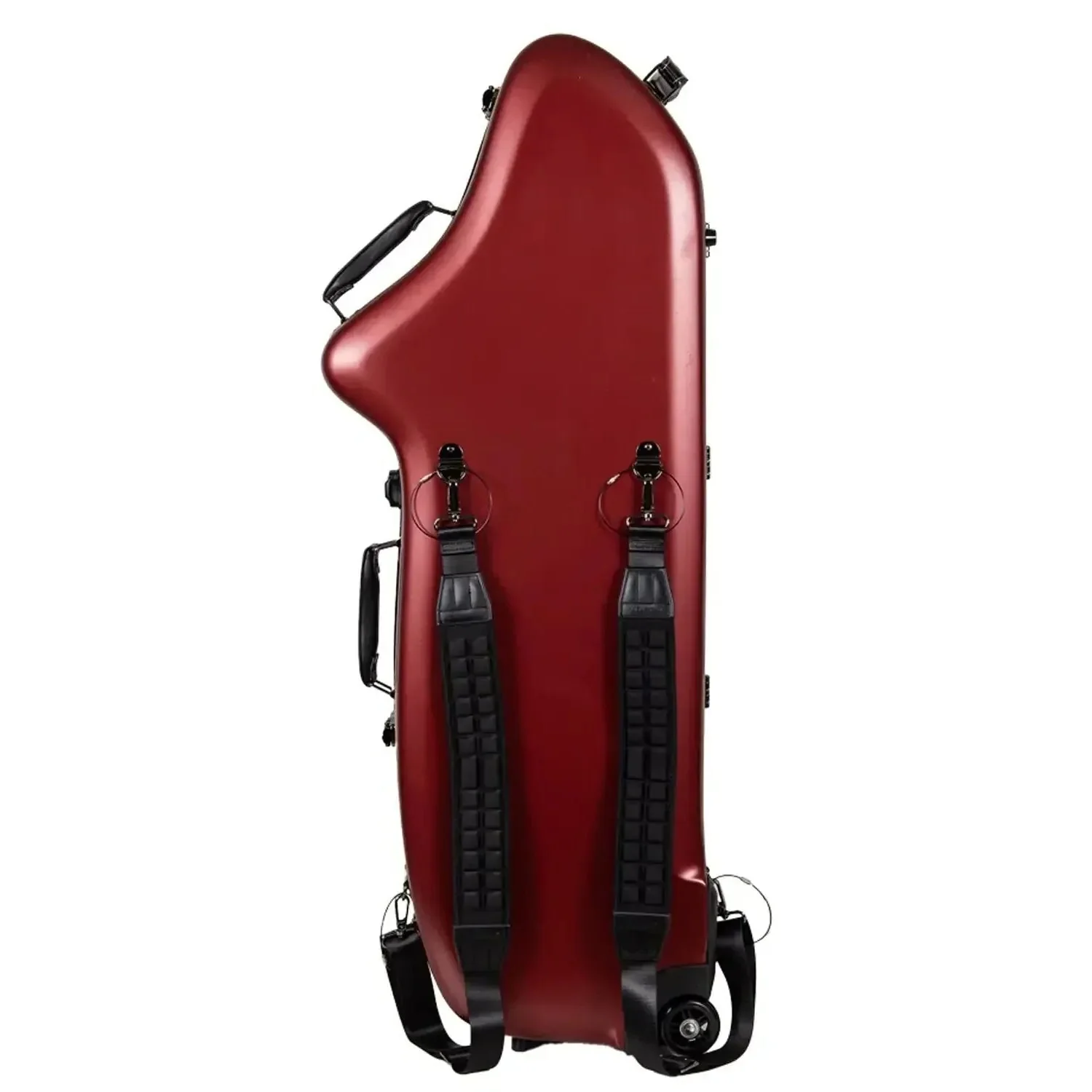Crossrock CRF4050BS Polycarbon Baritone Saxophone Case - Red - Image 2
