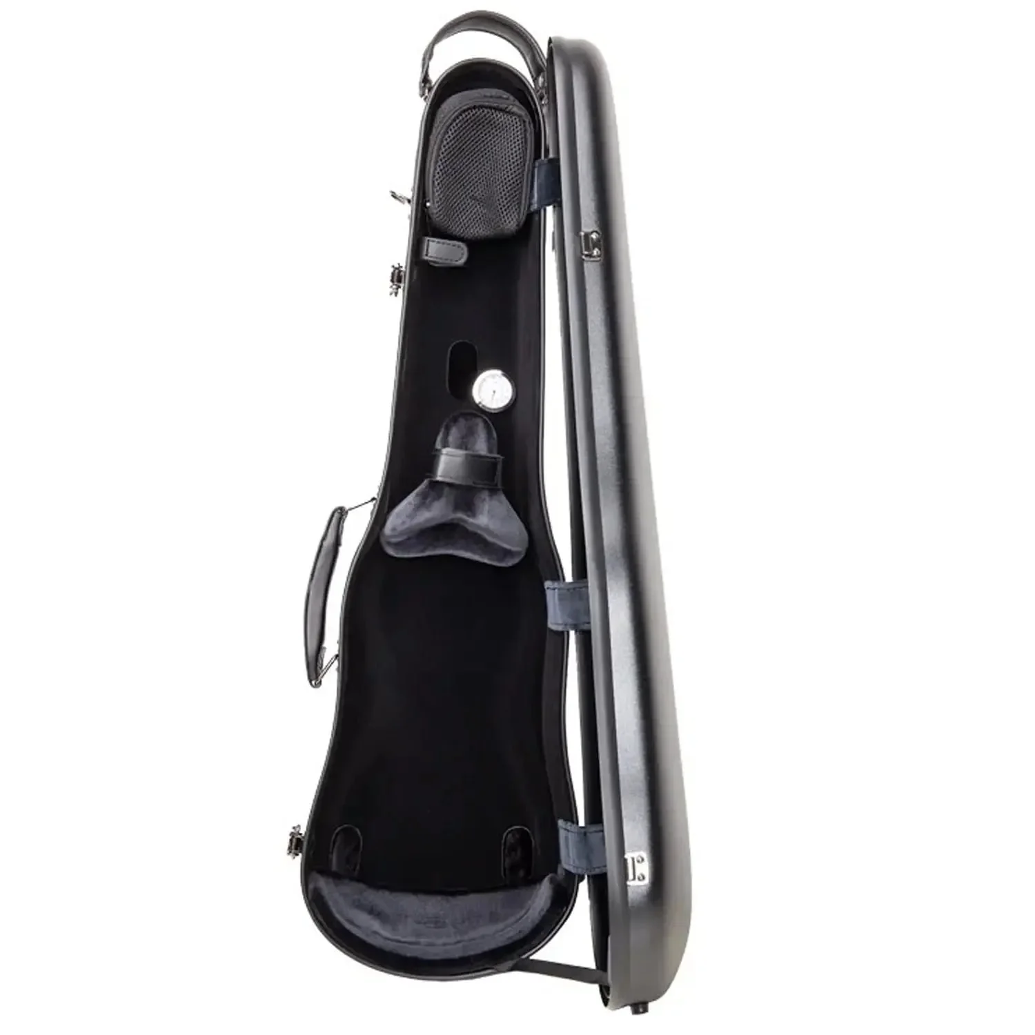 Crossrock CRF4050VF Polycarbonate 4/4 Violin Case - Black - Image 3