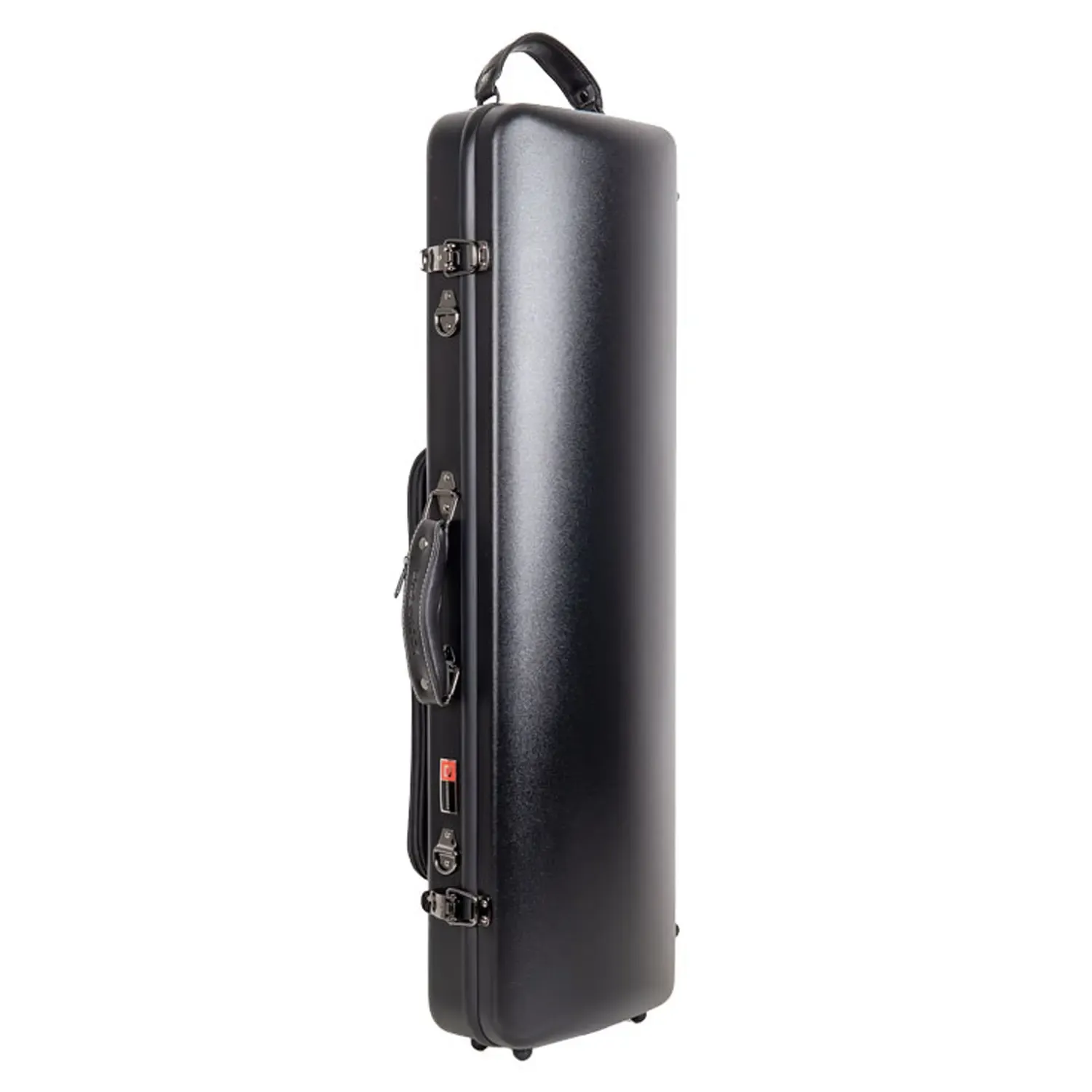 Crossrock CRF4050VF-R Polycarbonate Oblong Flight 4/4 Violin Case - Black