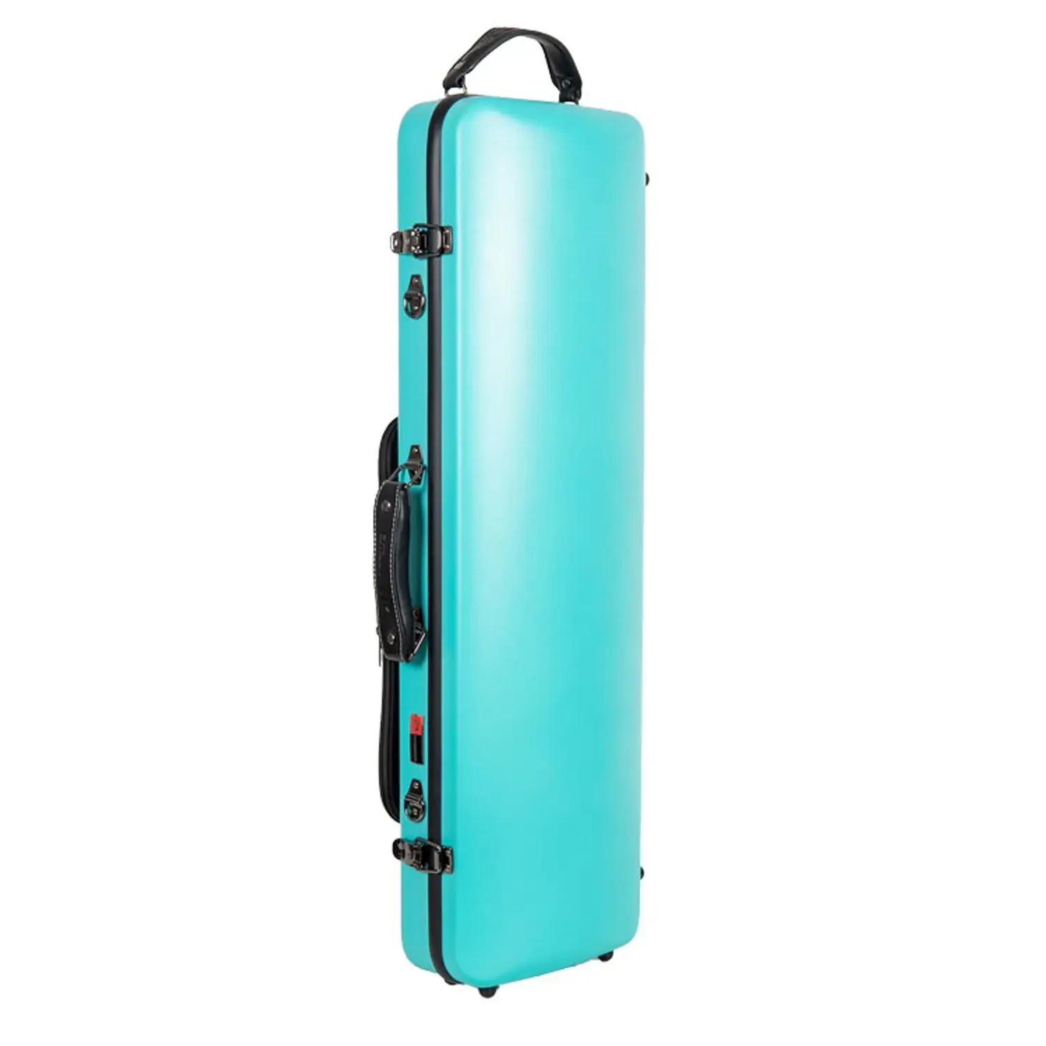 Crossrock CRF4050VF-R Polycarbonate Oblong Flight 4/4 Violin Case - Mint-Blue