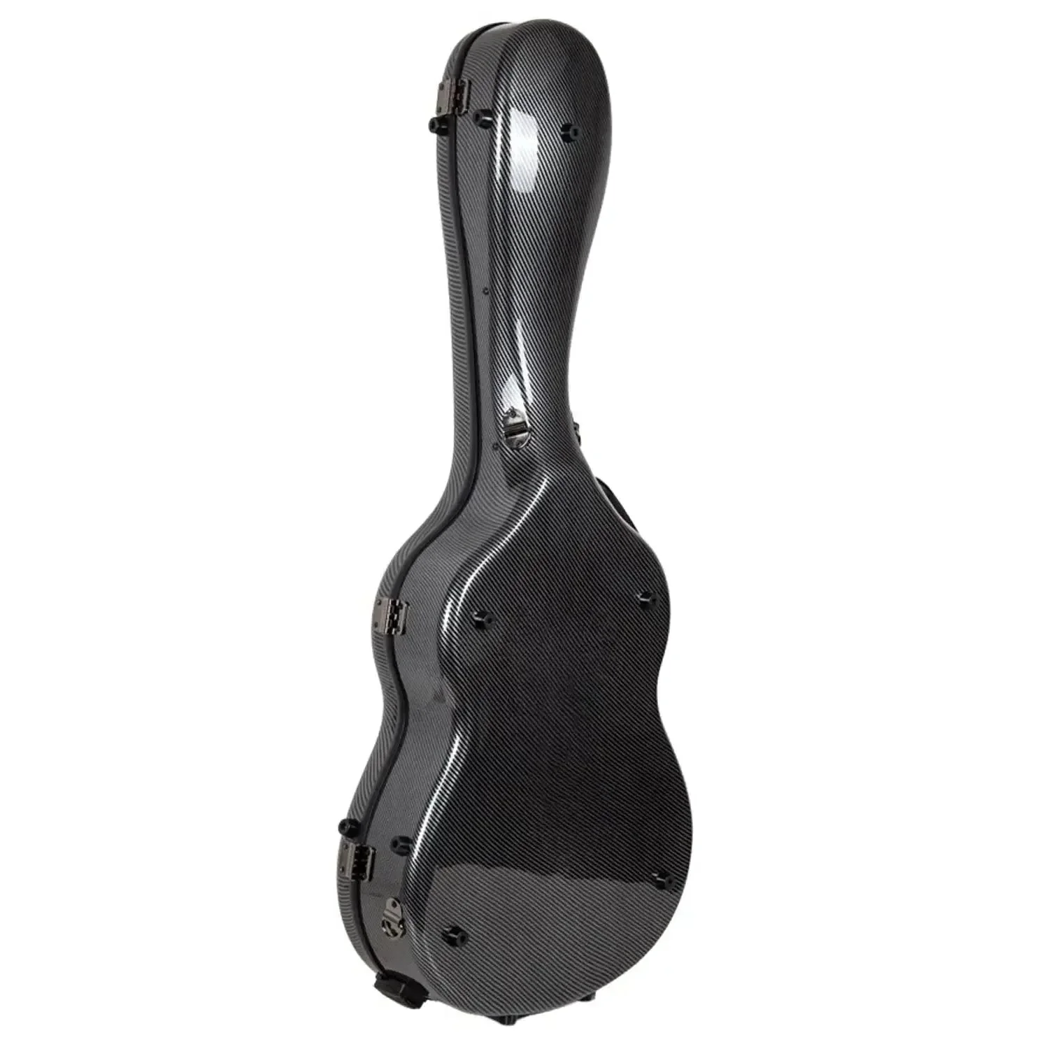 Crossrock CRF5030C Ultra-Light Fiberglass Flamenco Classical Guitar Case - Black - Image 2