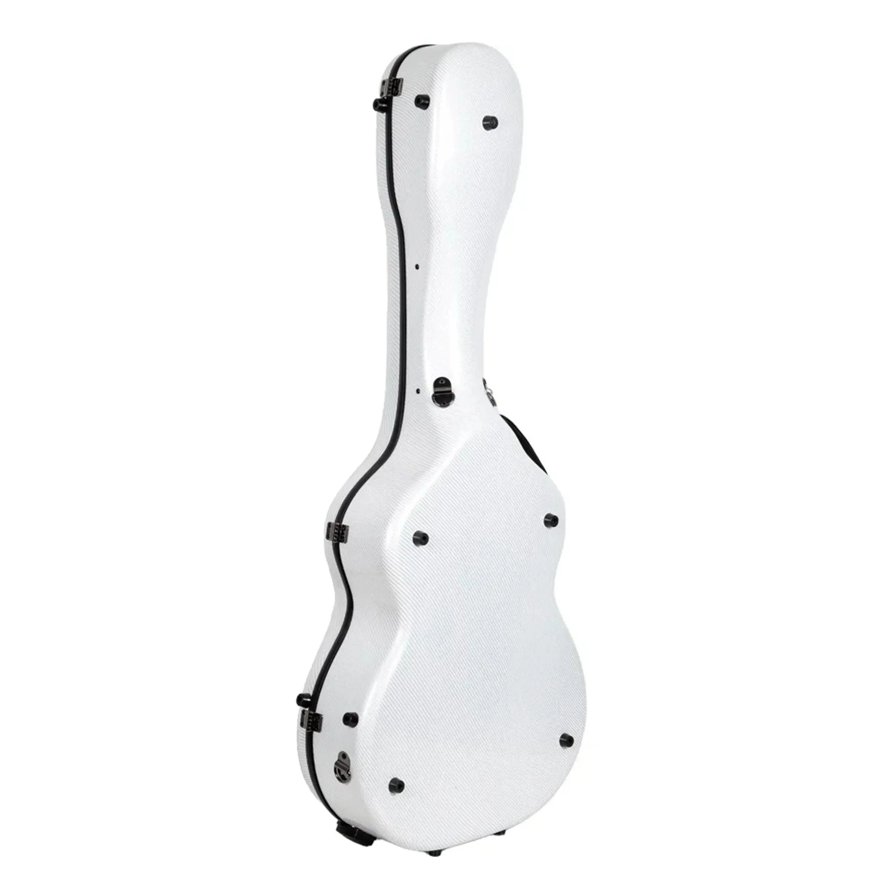Crossrock CRF5030D Ultra-Light Fiberglass Dreadnought Guitar Case - White - Image 2