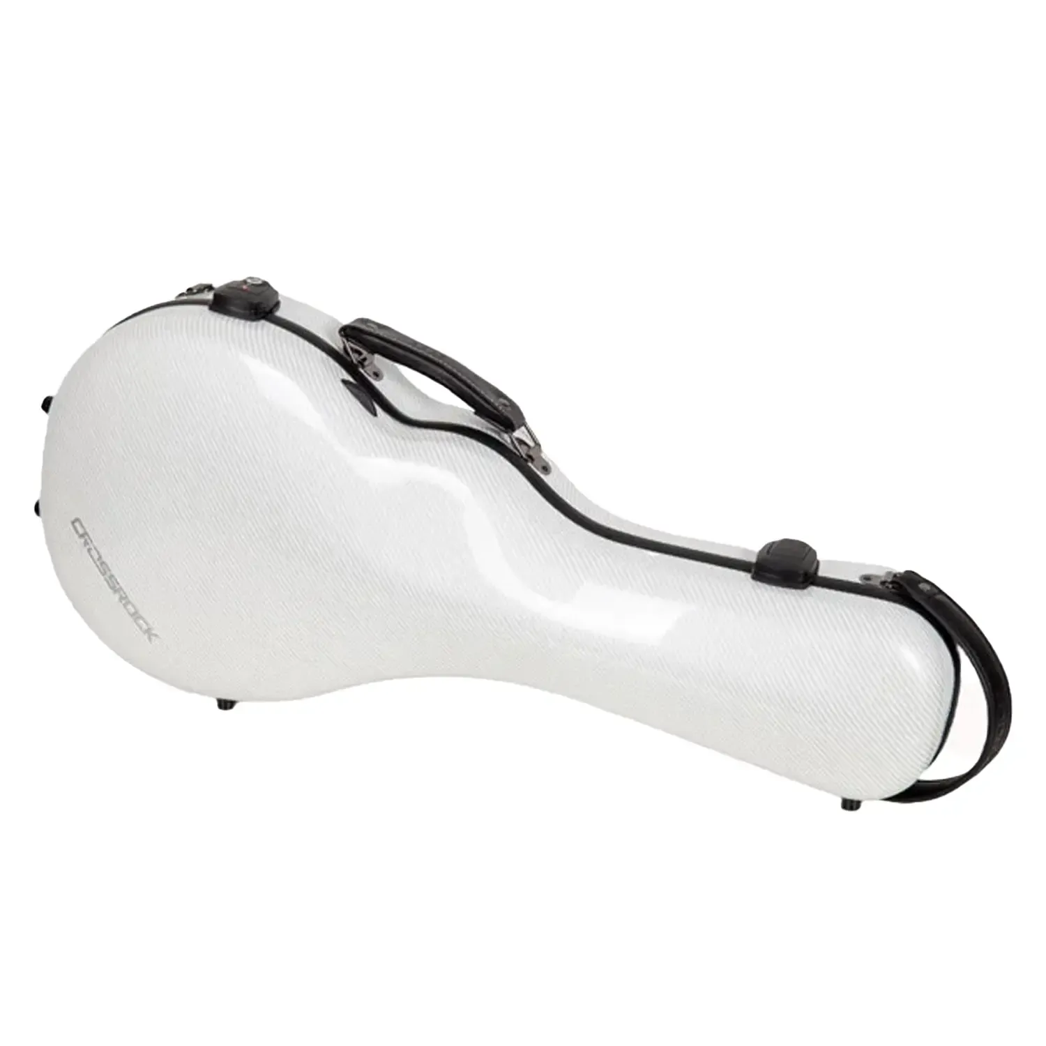 Crossrock CRF5030MF Ultra-Light Fiberglass F-Style Mandolin Case - White - SALE