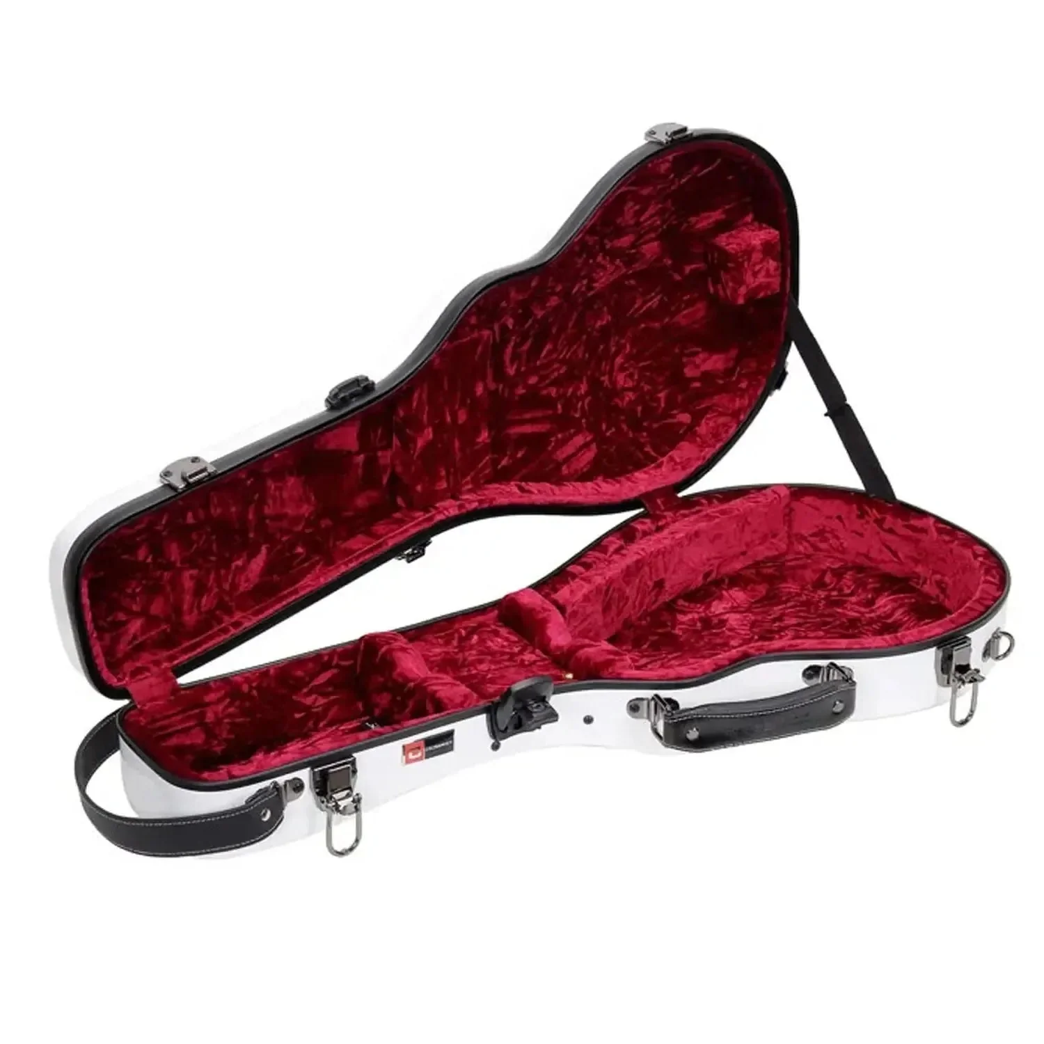 Crossrock CRF5030MF Ultra-Light Fiberglass F-Style Mandolin Case - White - SALE - Image 2