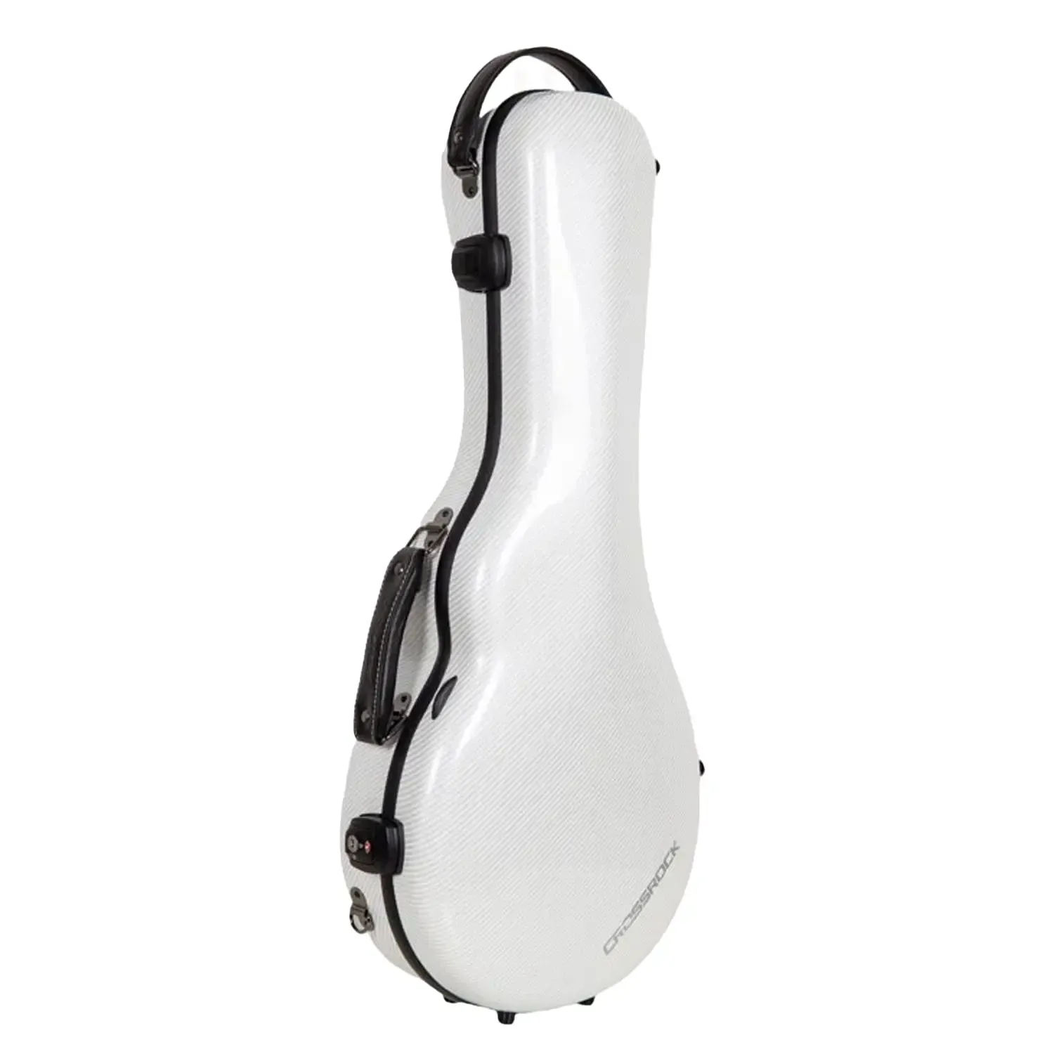 Crossrock CRF5030MF Ultra-Light Fiberglass F-Style Mandolin Case - White - SALE - Image 3
