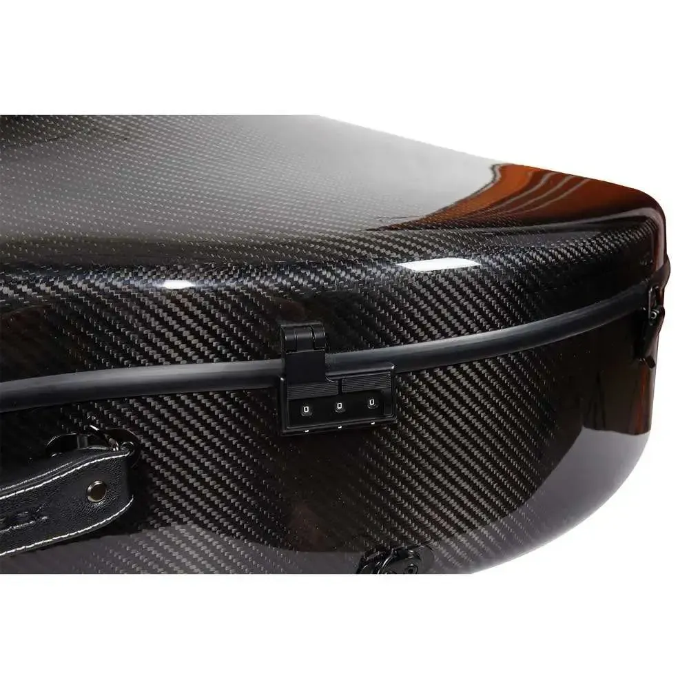 Crossrock CRF6000CEFBK Air Carbon 4/4 Cello Case - Black - Image 4