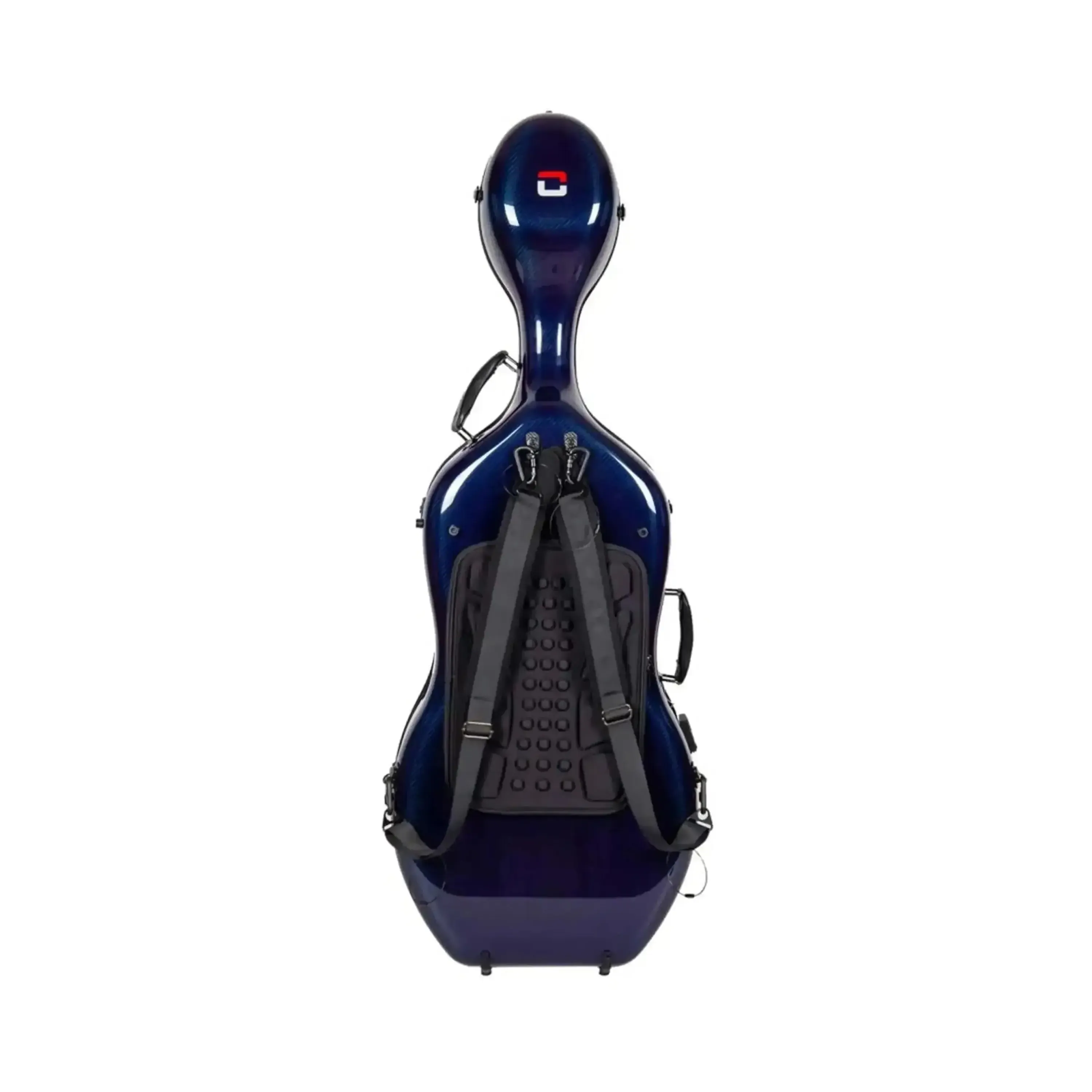 Crossrock CRF6000CEFBL Air Carbon 4/4 Cello Case - Blue - Image 2