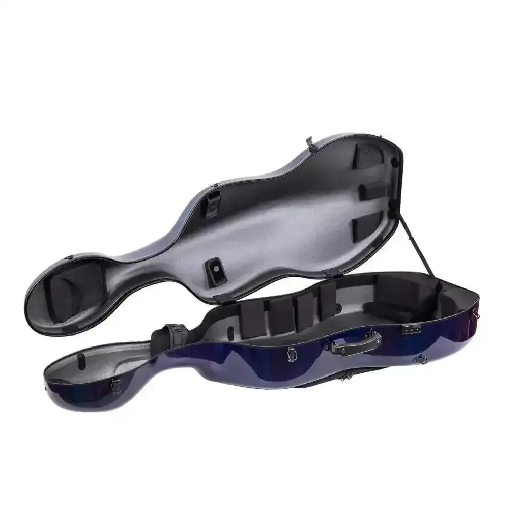 Crossrock CRF6000CEFBL Air Carbon 4/4 Cello Case - Blue - Image 3